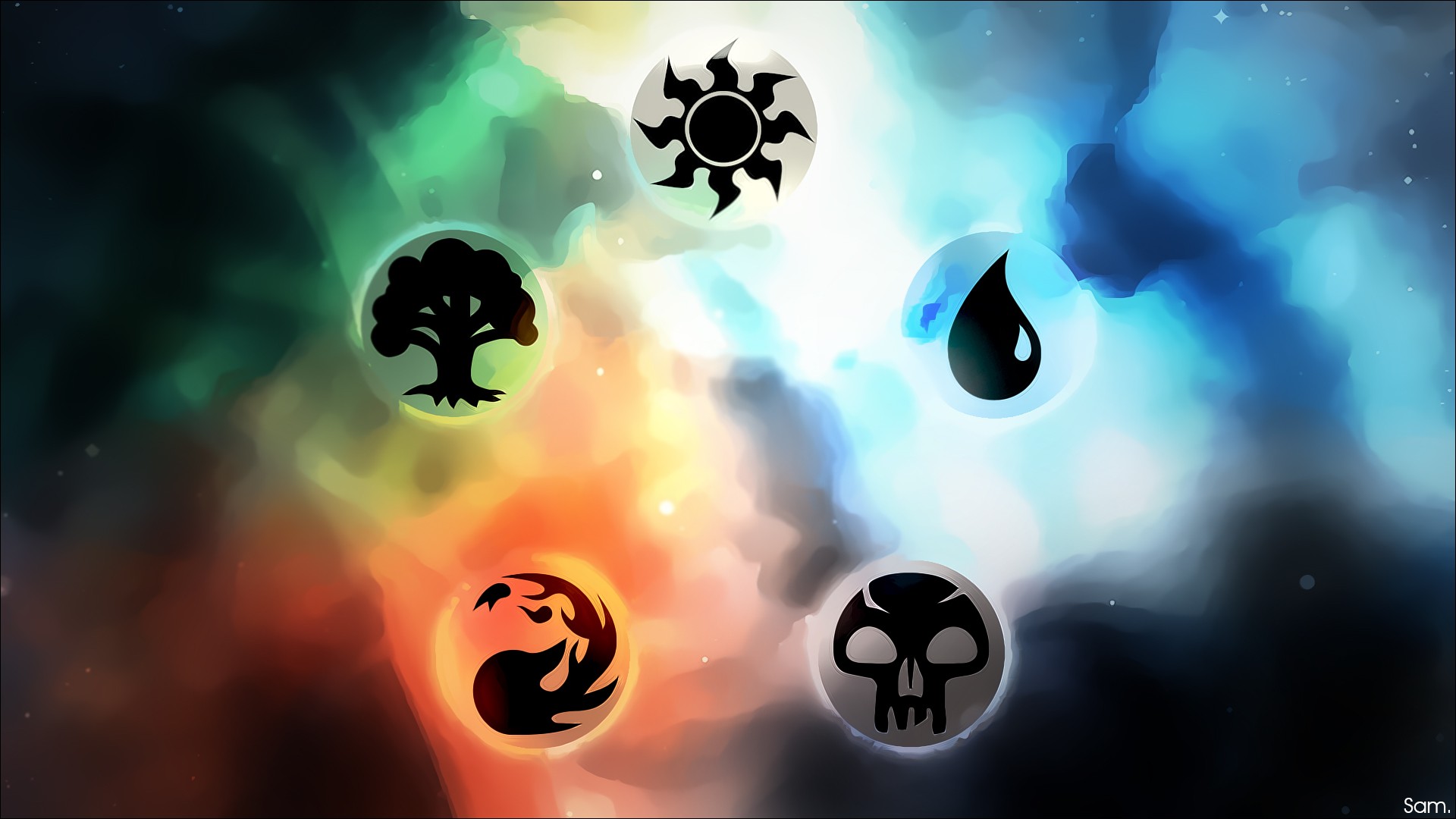 Wallpapers space Magic The Gathering number on the desktop