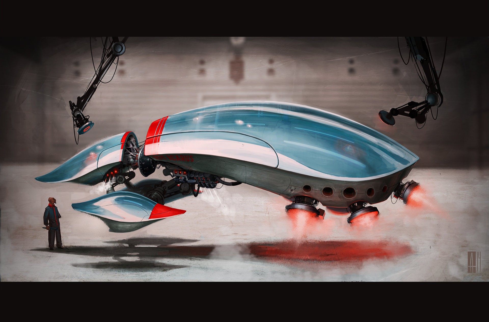 Wallpapers water space artwork on the desktop