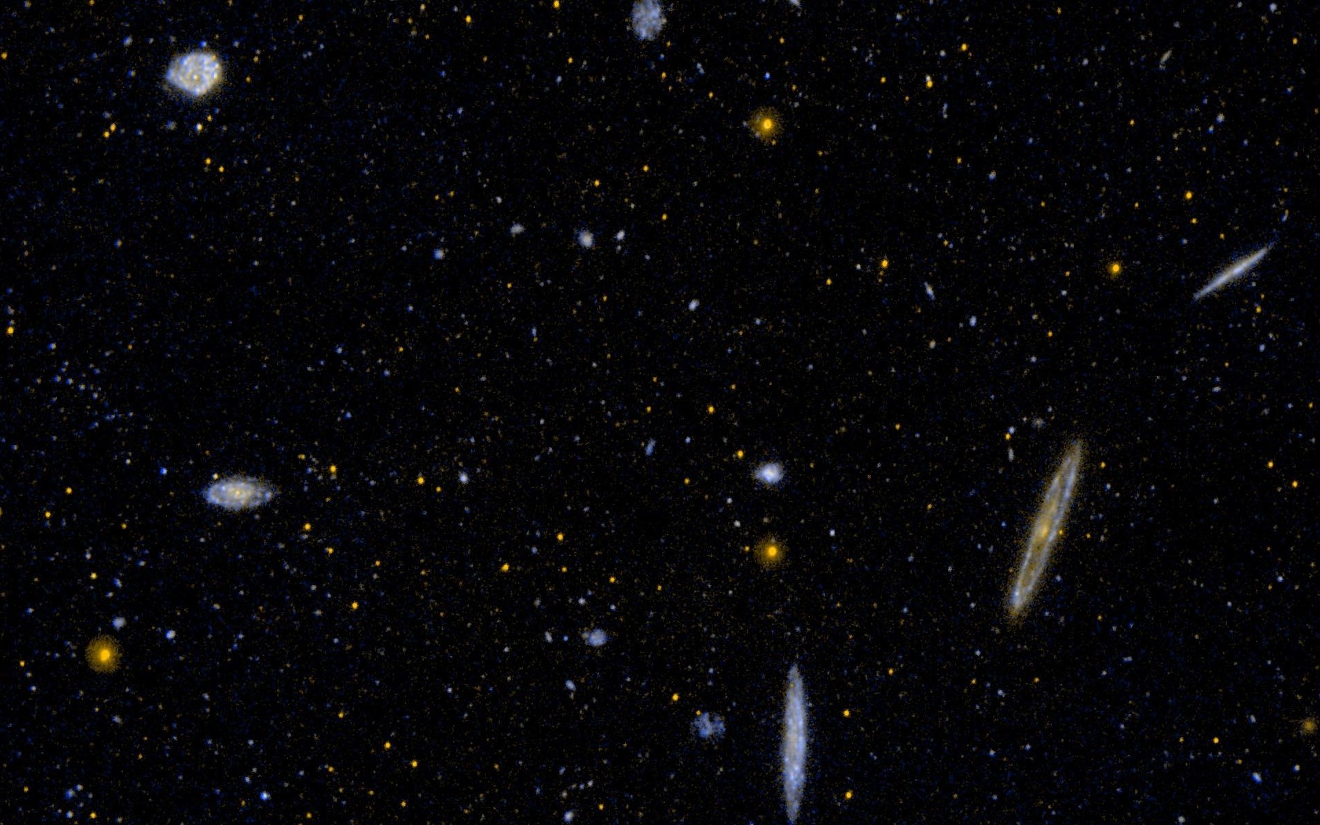 桌面上的壁纸星系 行星 空间