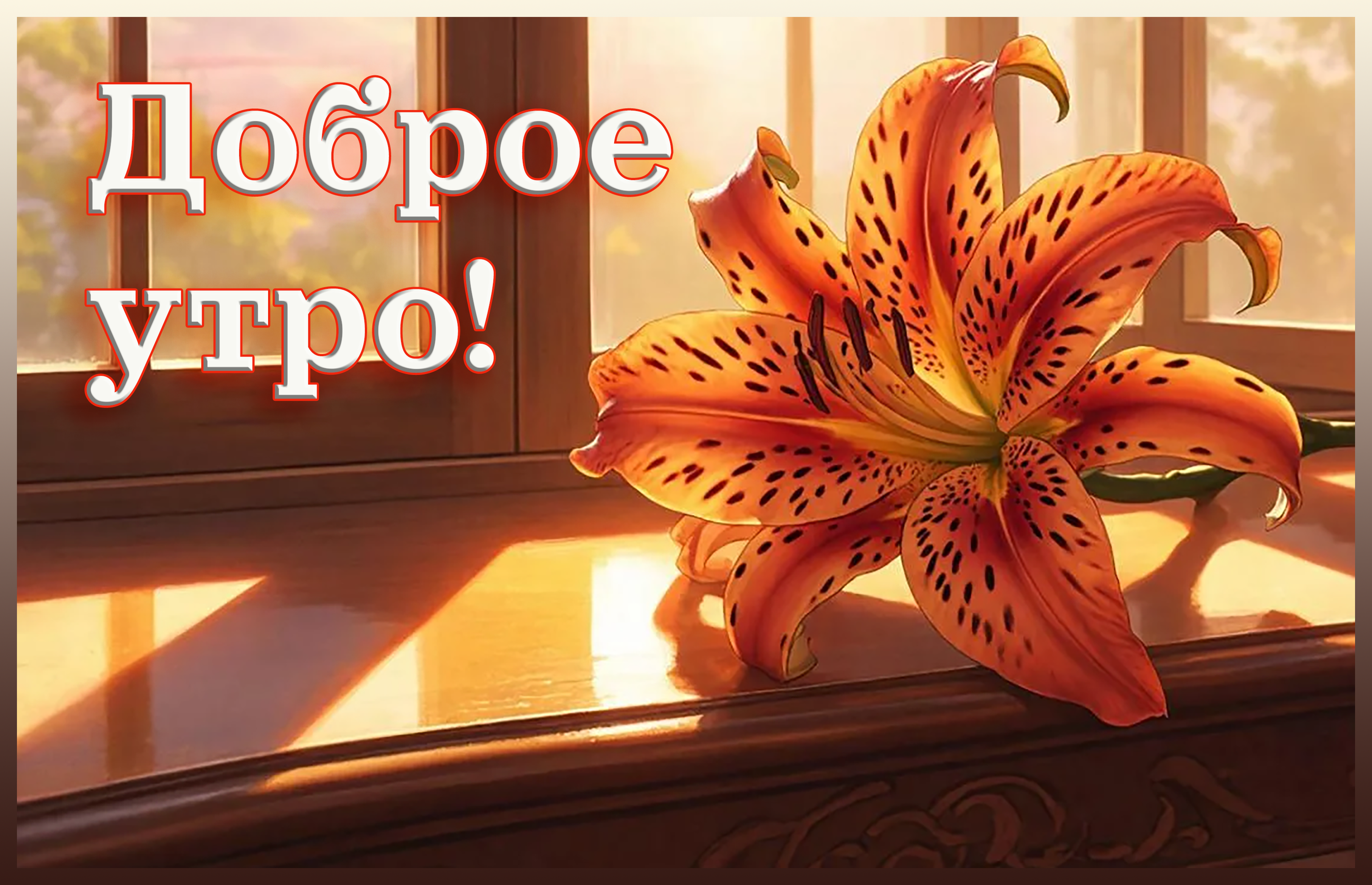 Бесплатная открытка Доброе утро @rusrurus17