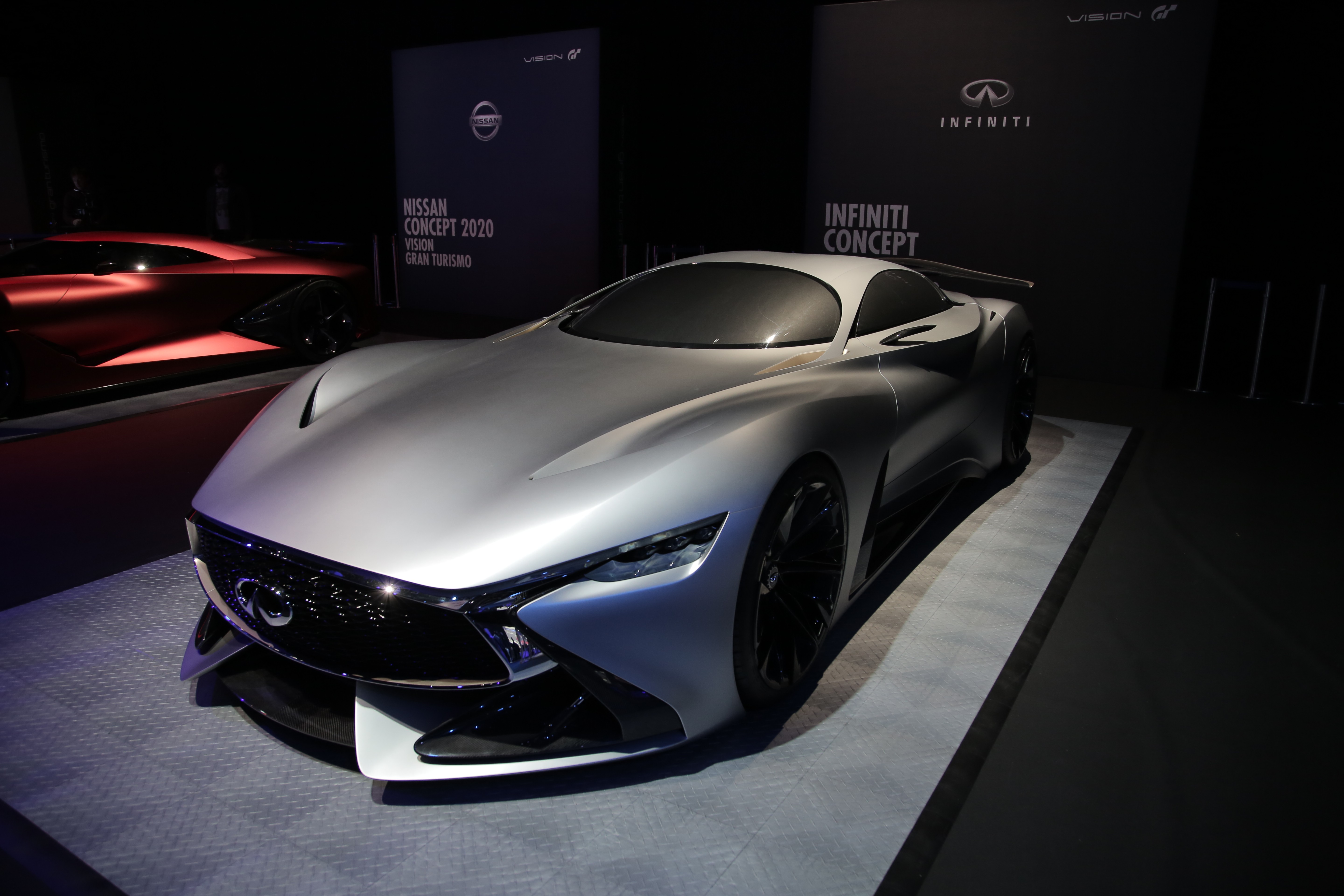 Free photo Grey Infiniti Concept Car