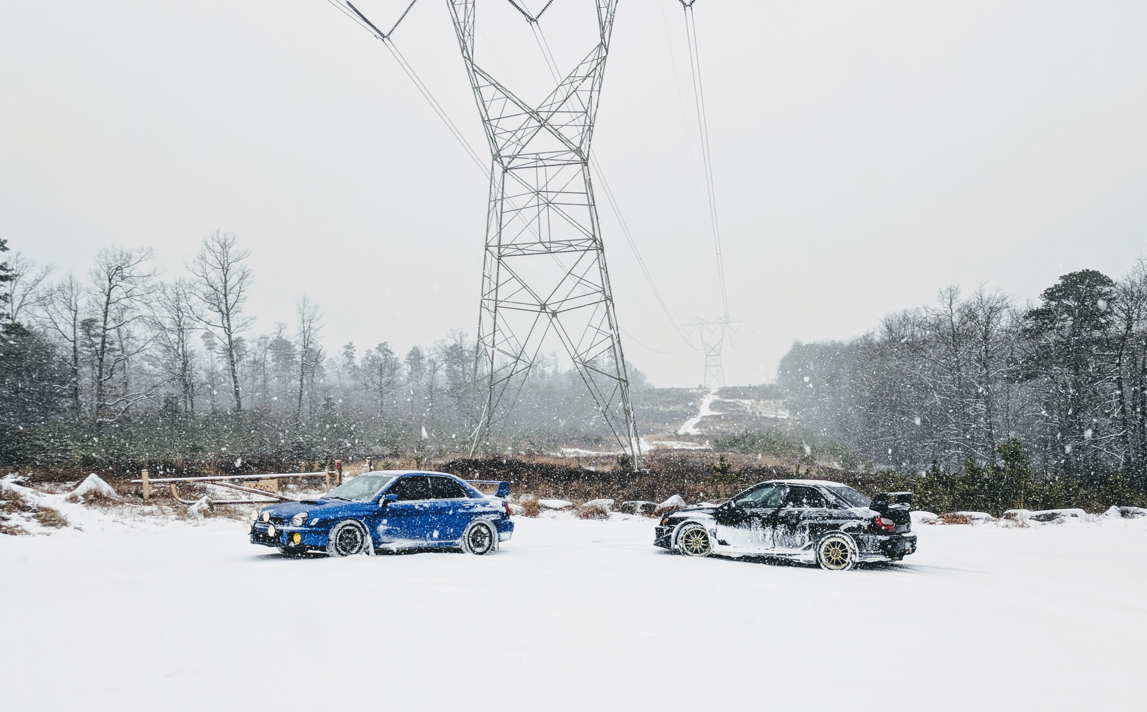 Wallpapers snow Subaru winter on the desktop