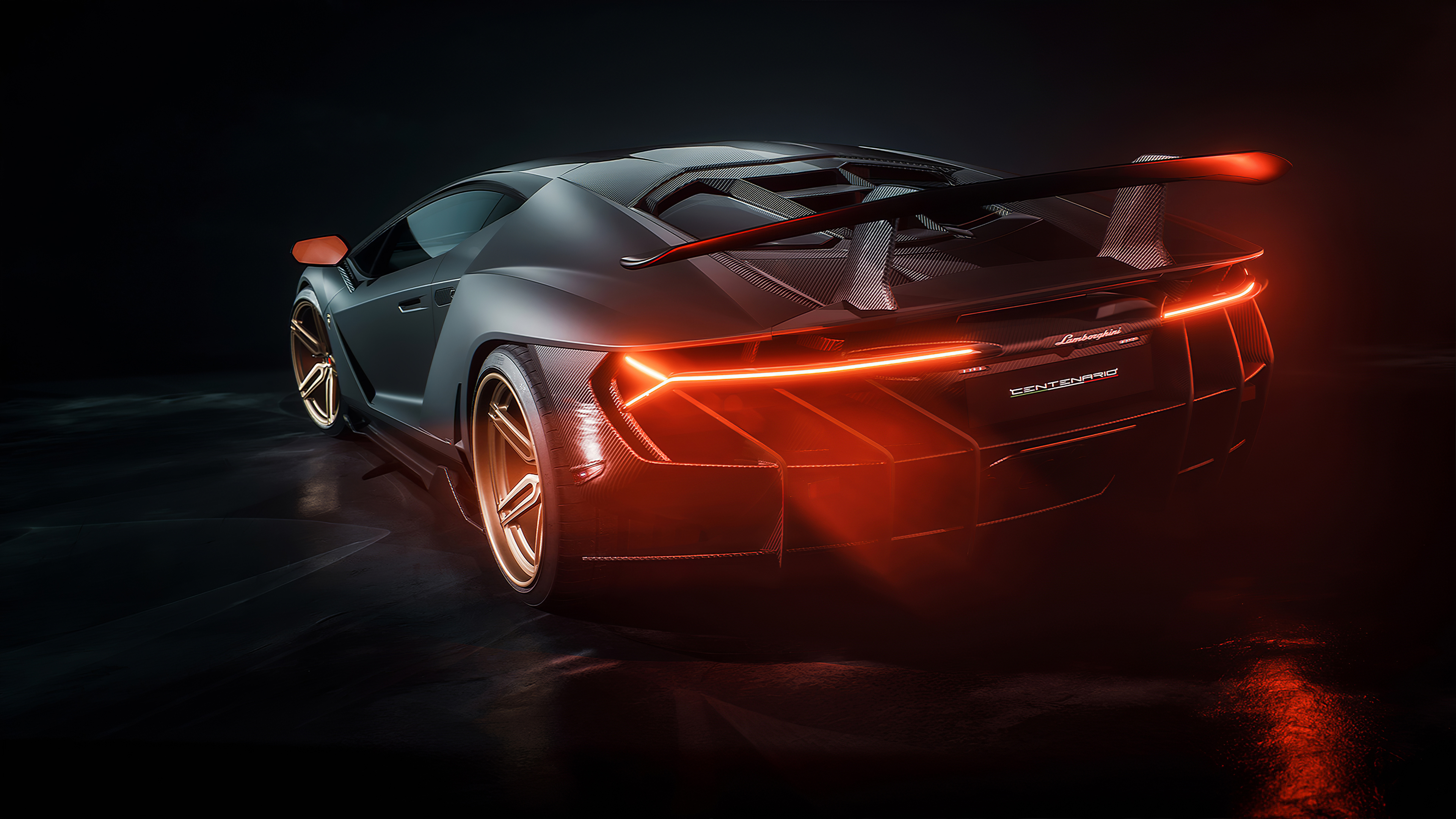 Free photo Lamborghini Centenario rear end for desktop