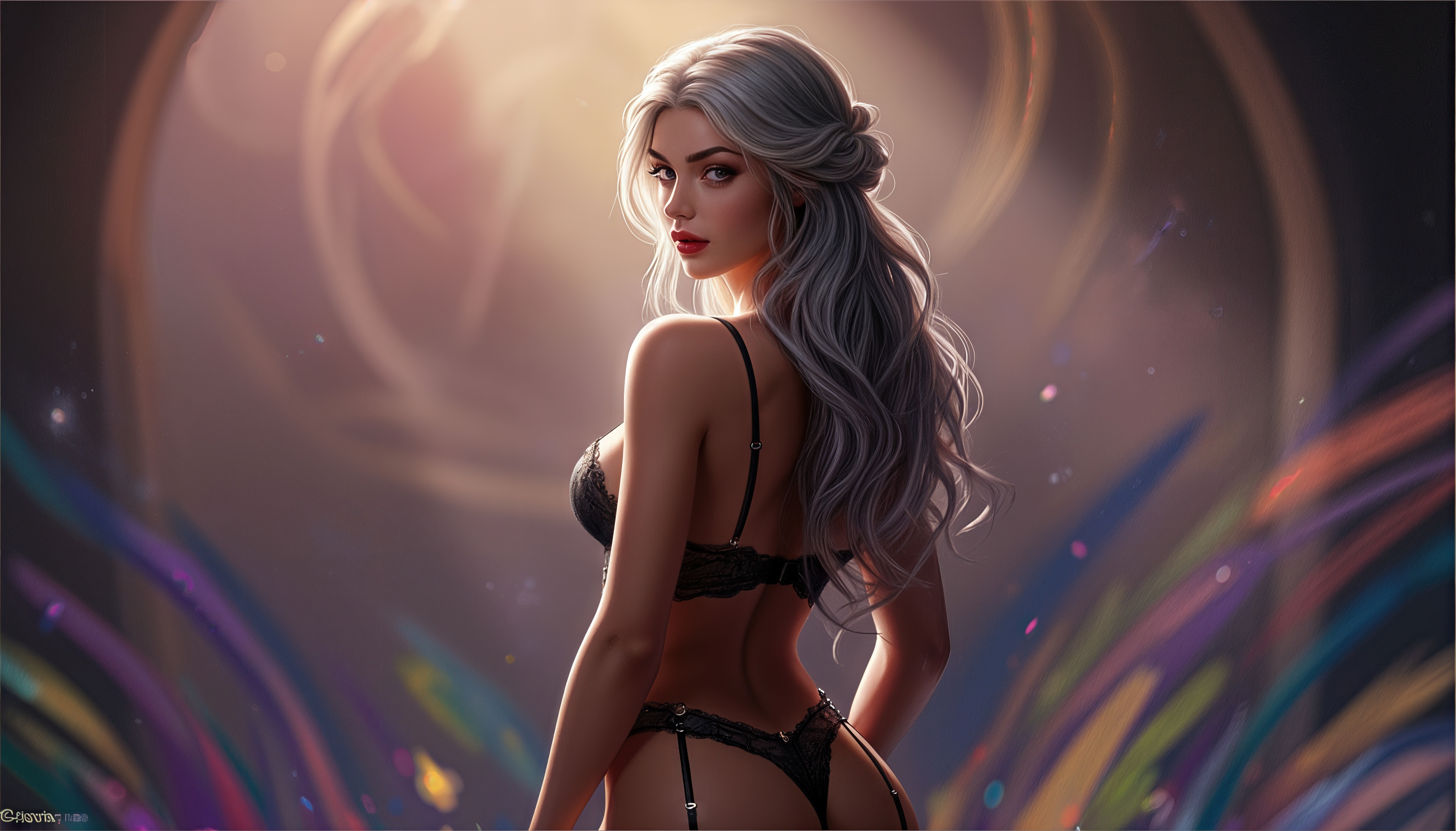 Wallpapers beautiful girl Item illustration on the desktop