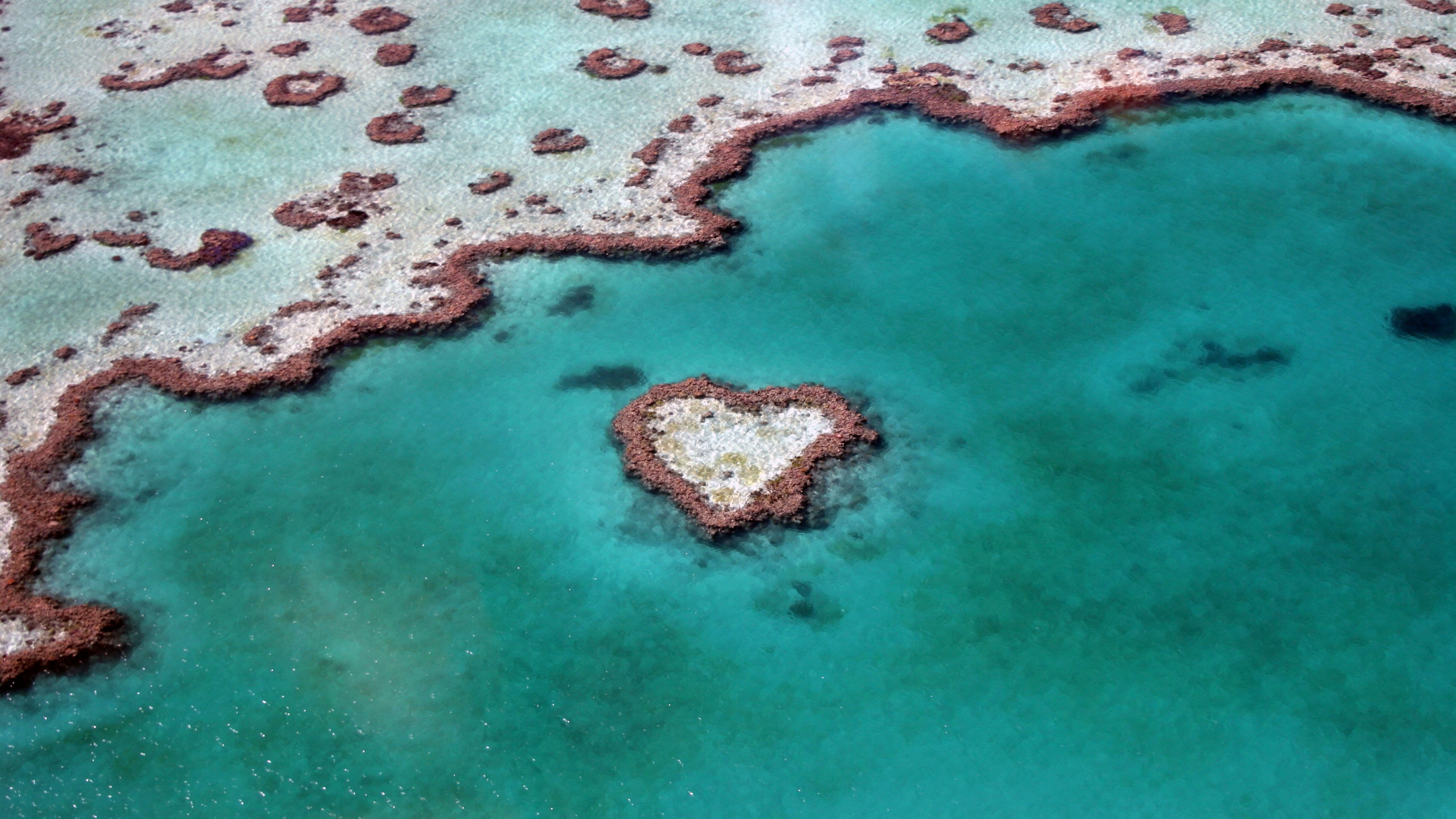 免费照片一个不寻常的心形小岛