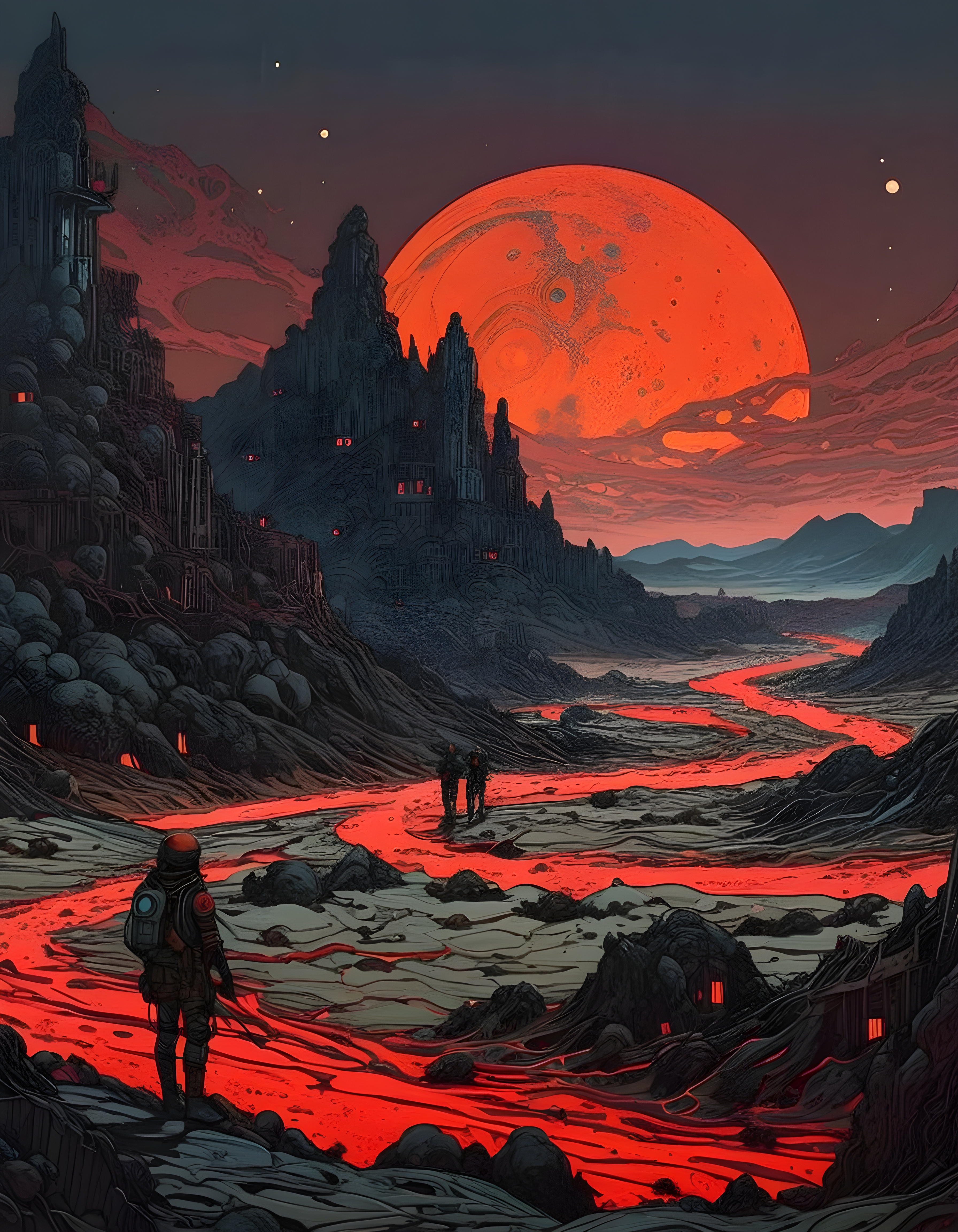 免费照片红色星球