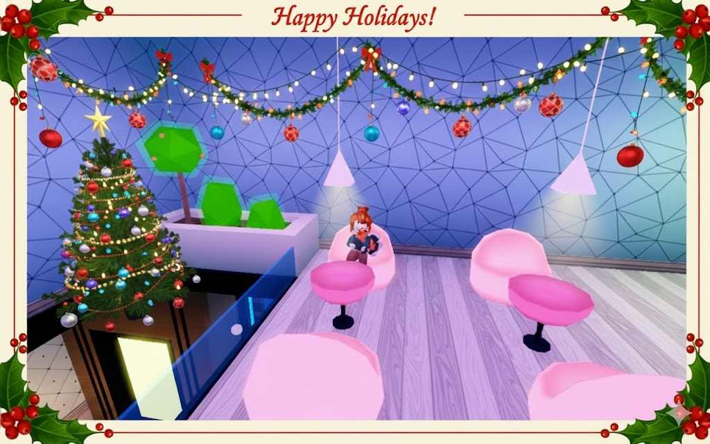 Бесплатная открытка Новогоднее поздравление от Роблокс!