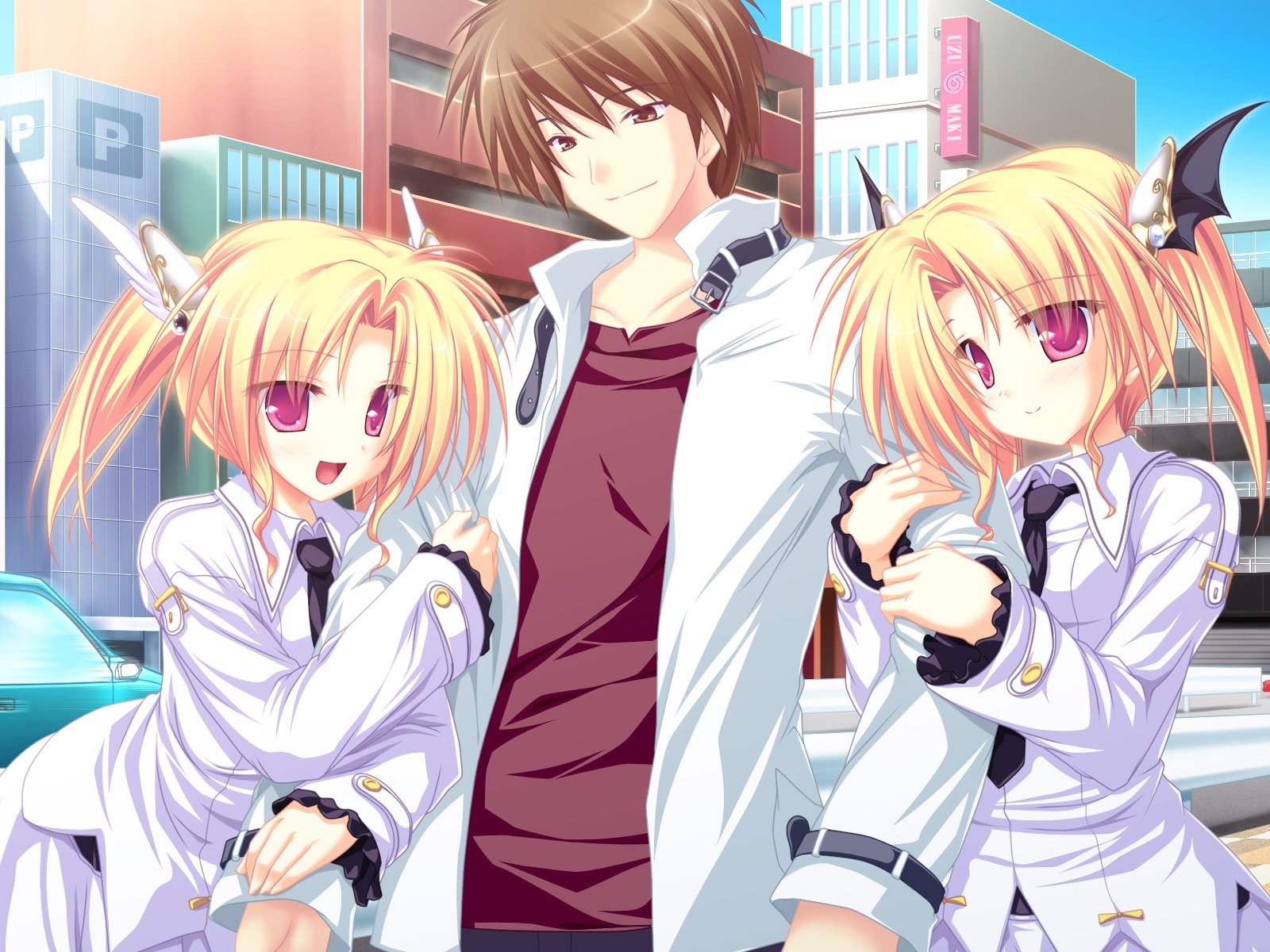 Обои иллюстрация аниме произведение искусства на рабочий стол