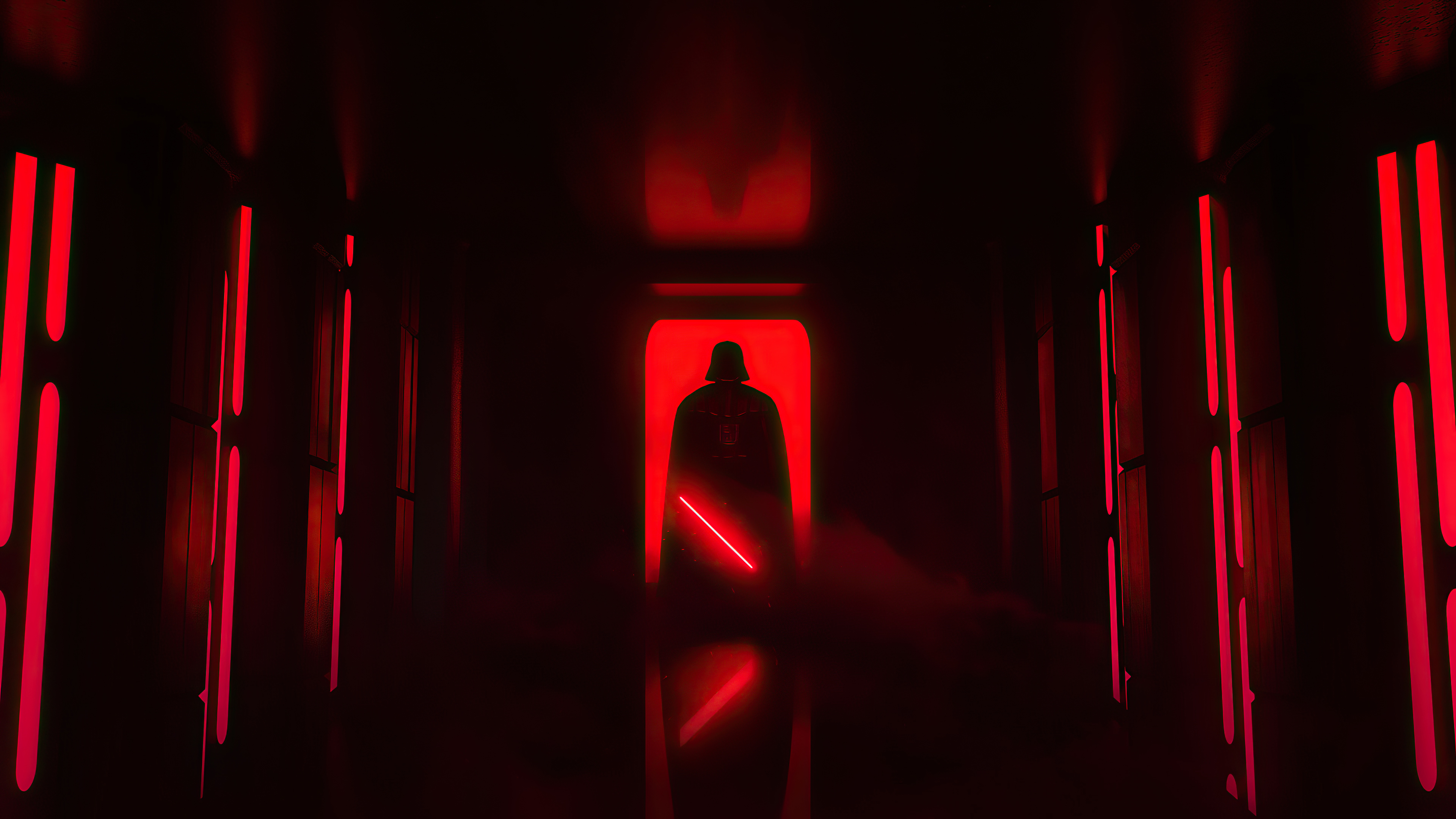 Wallpapers darth vader star wars rendering on the desktop