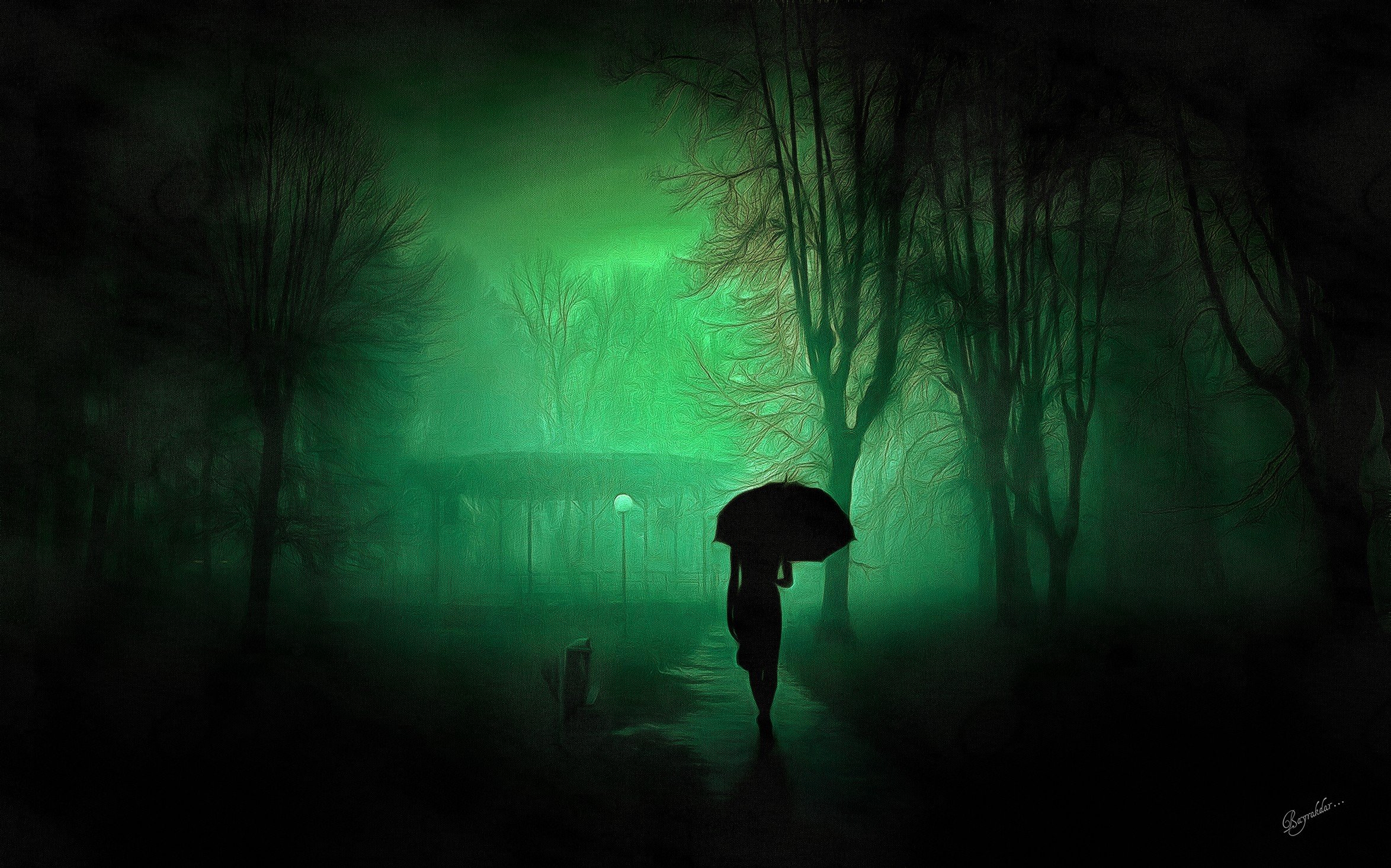 桌面上的壁纸伞 壁纸 纹理