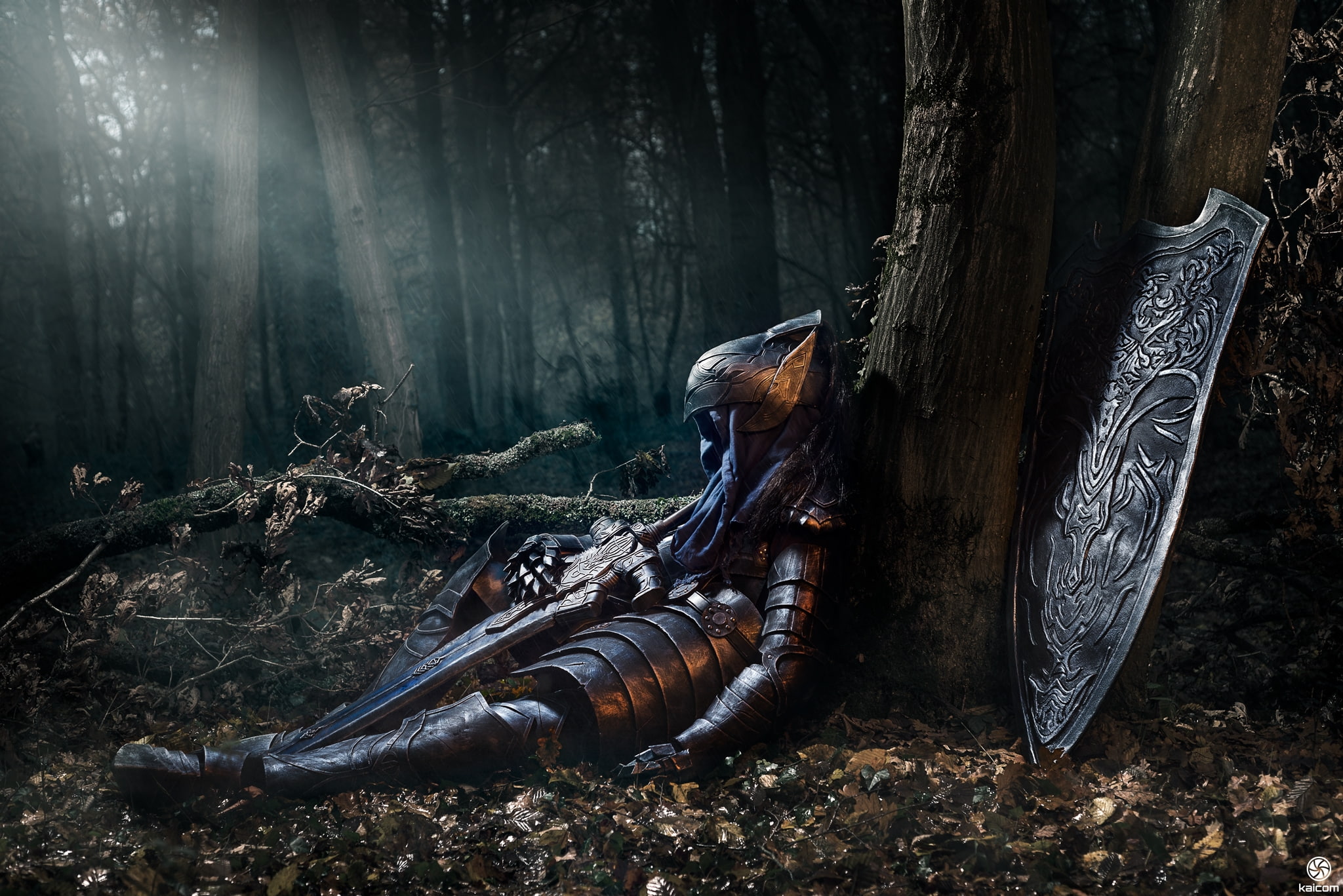 Wallpapers wallpaper dark souls armor sword on the desktop