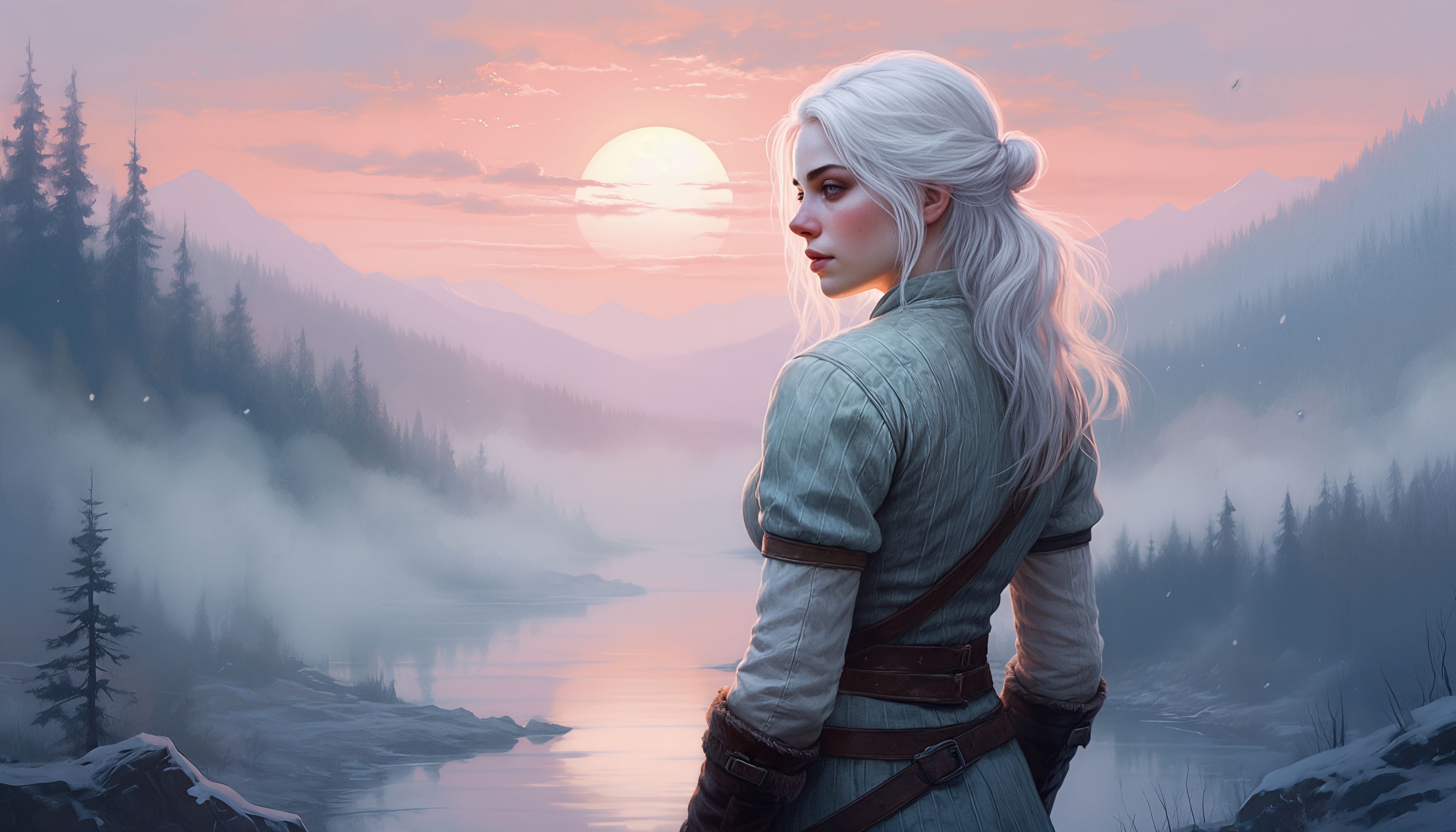 Wallpapers Ciri The Witcher fantsy on the desktop
