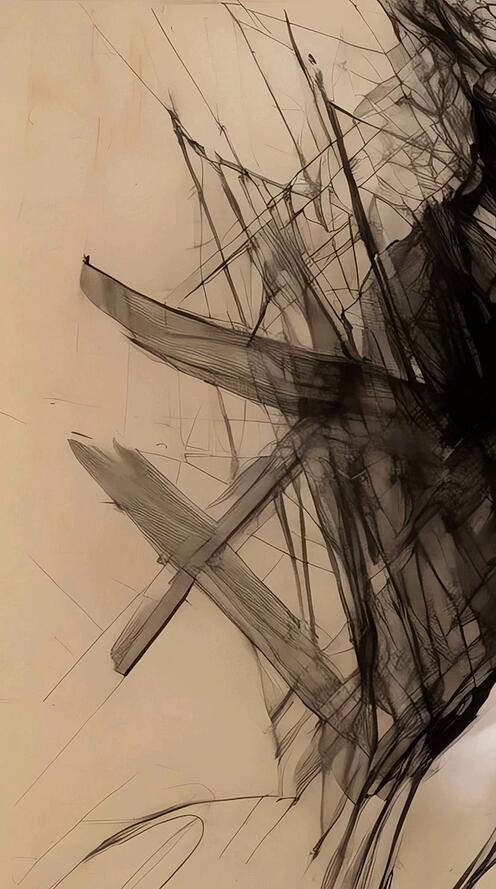 Free photo Drawing a portrait of a girl