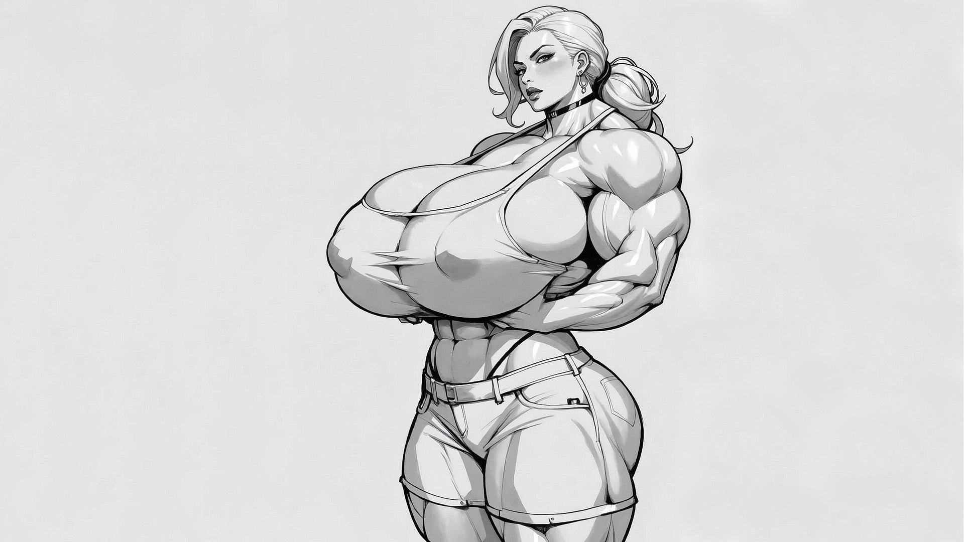 Рисунок Да, я поднимаю! Мне нужна сильная спина!