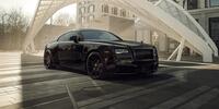 Брутальный Rolls Royce Wraith в черном стиле