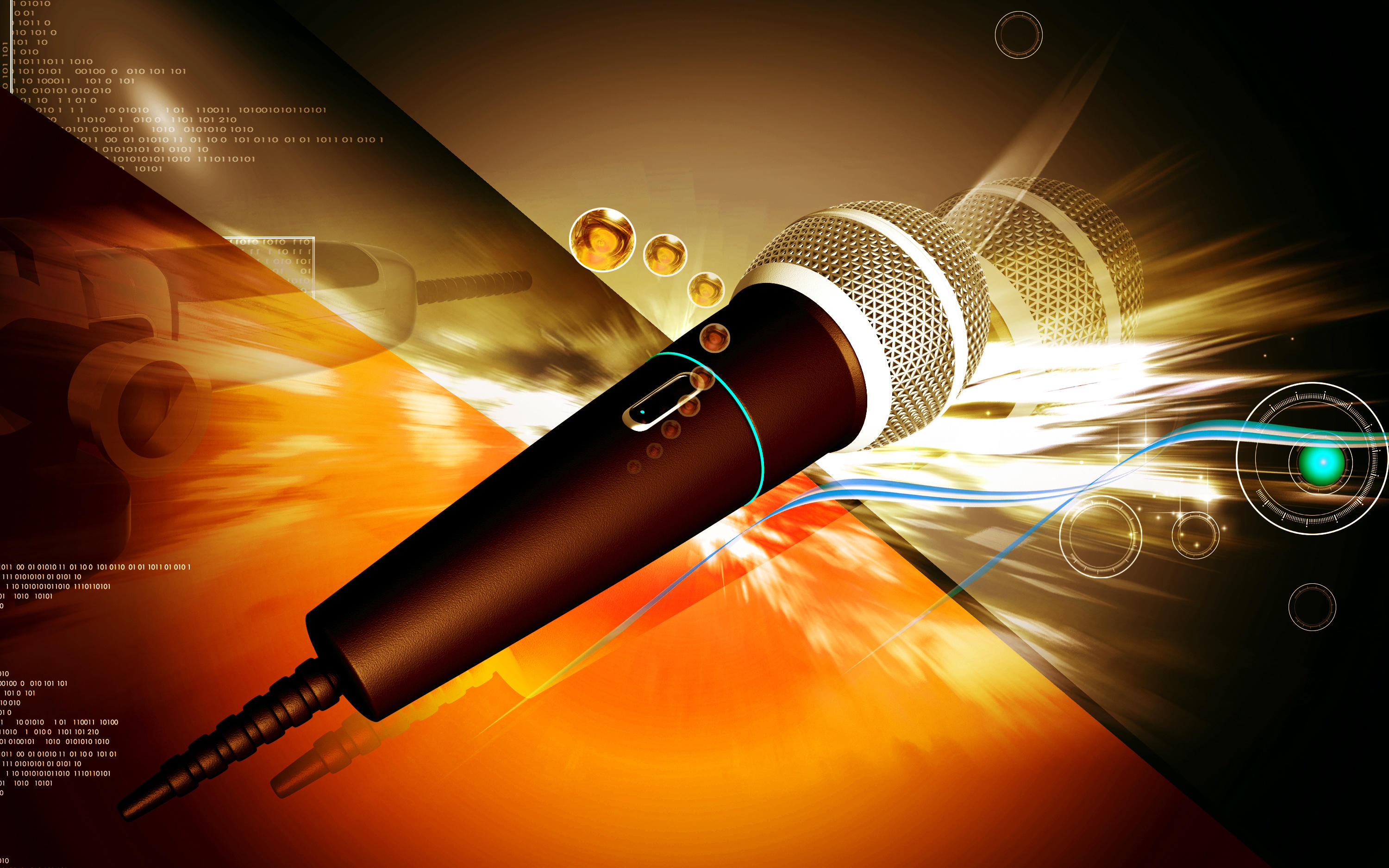 Free photo 3d microphone