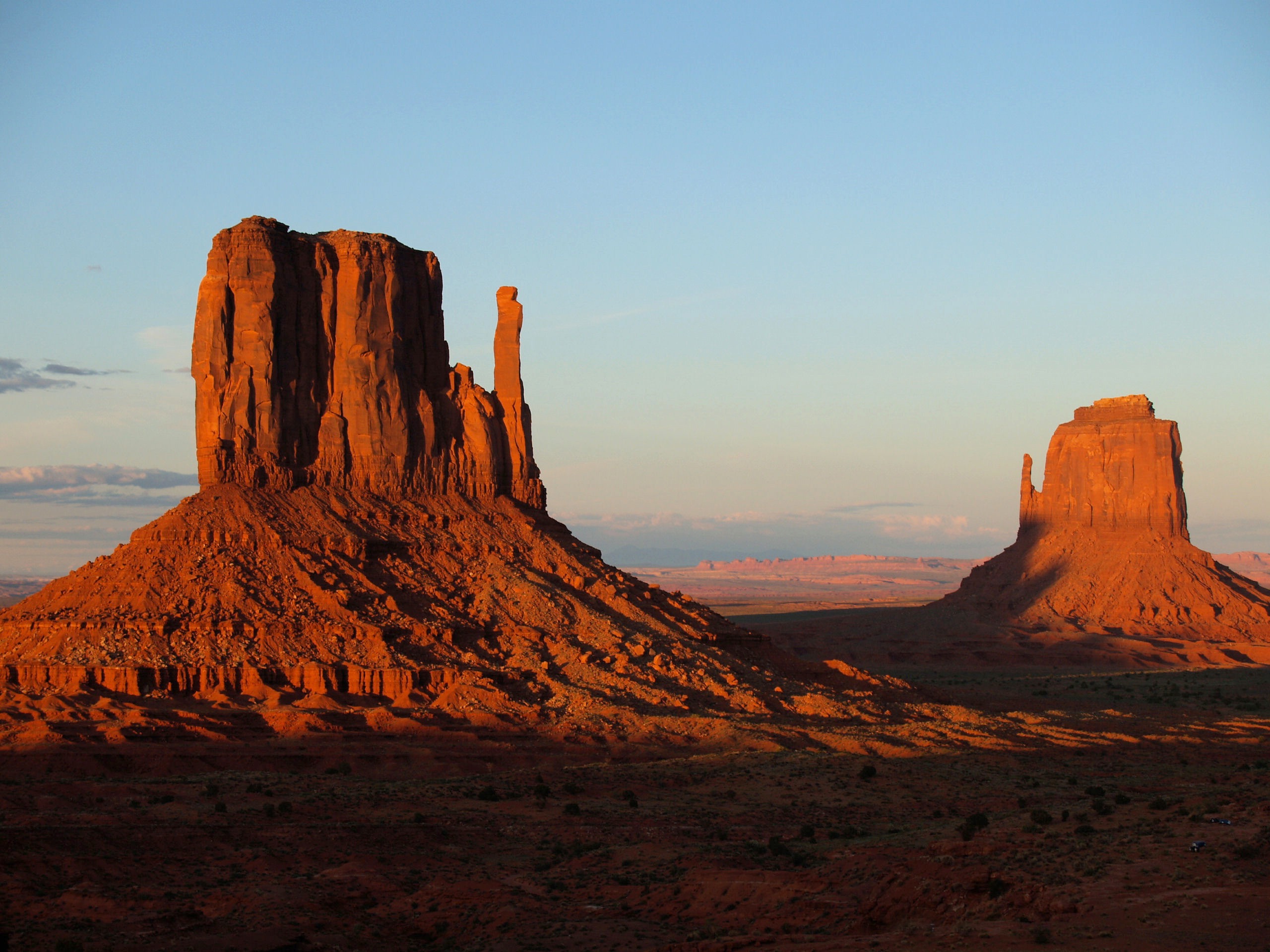 Free photo Mountains in the U.S. desert