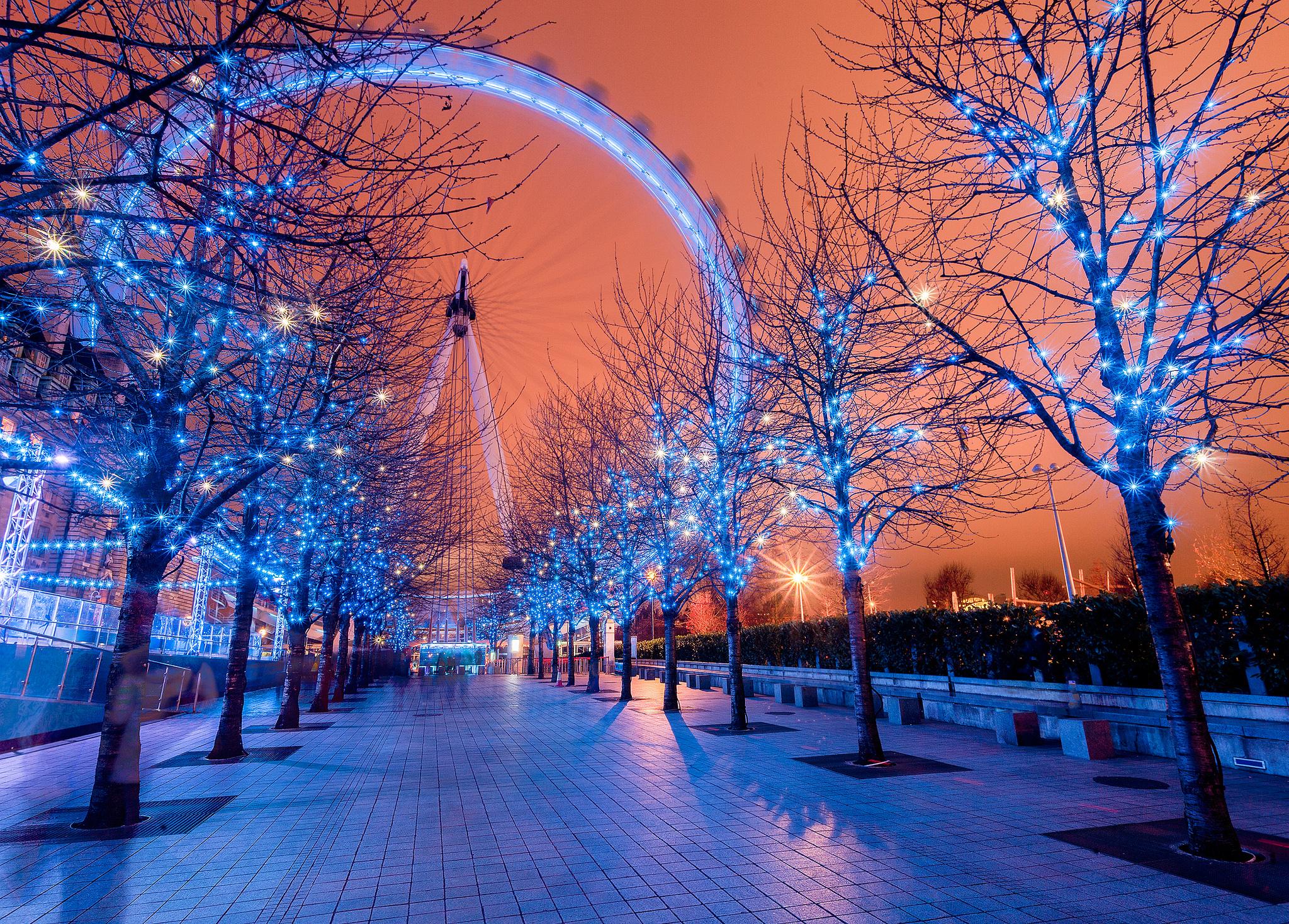 Wallpapers London a Ferris wheel England on the desktop