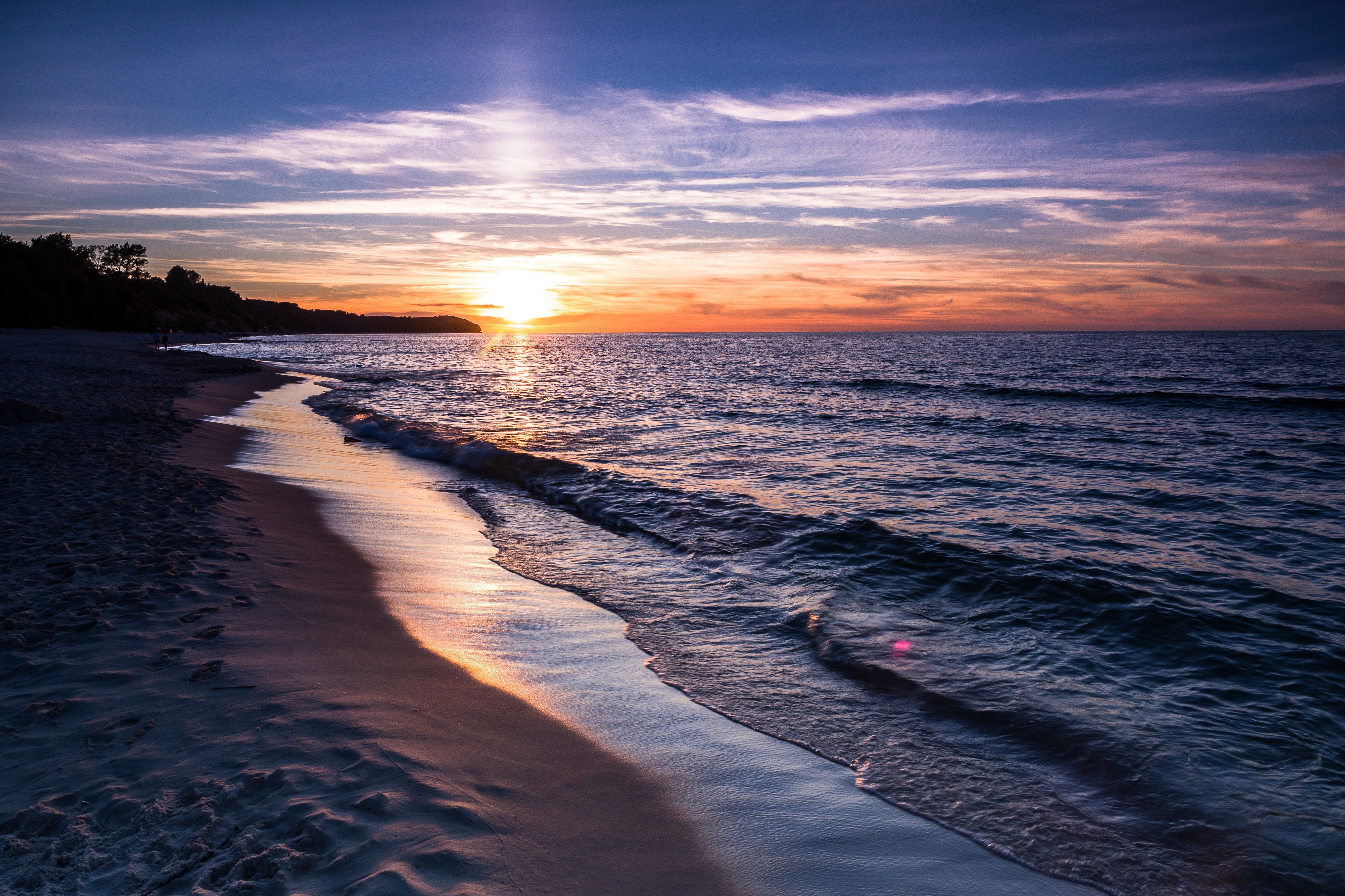 Free photo Dawn on the coast