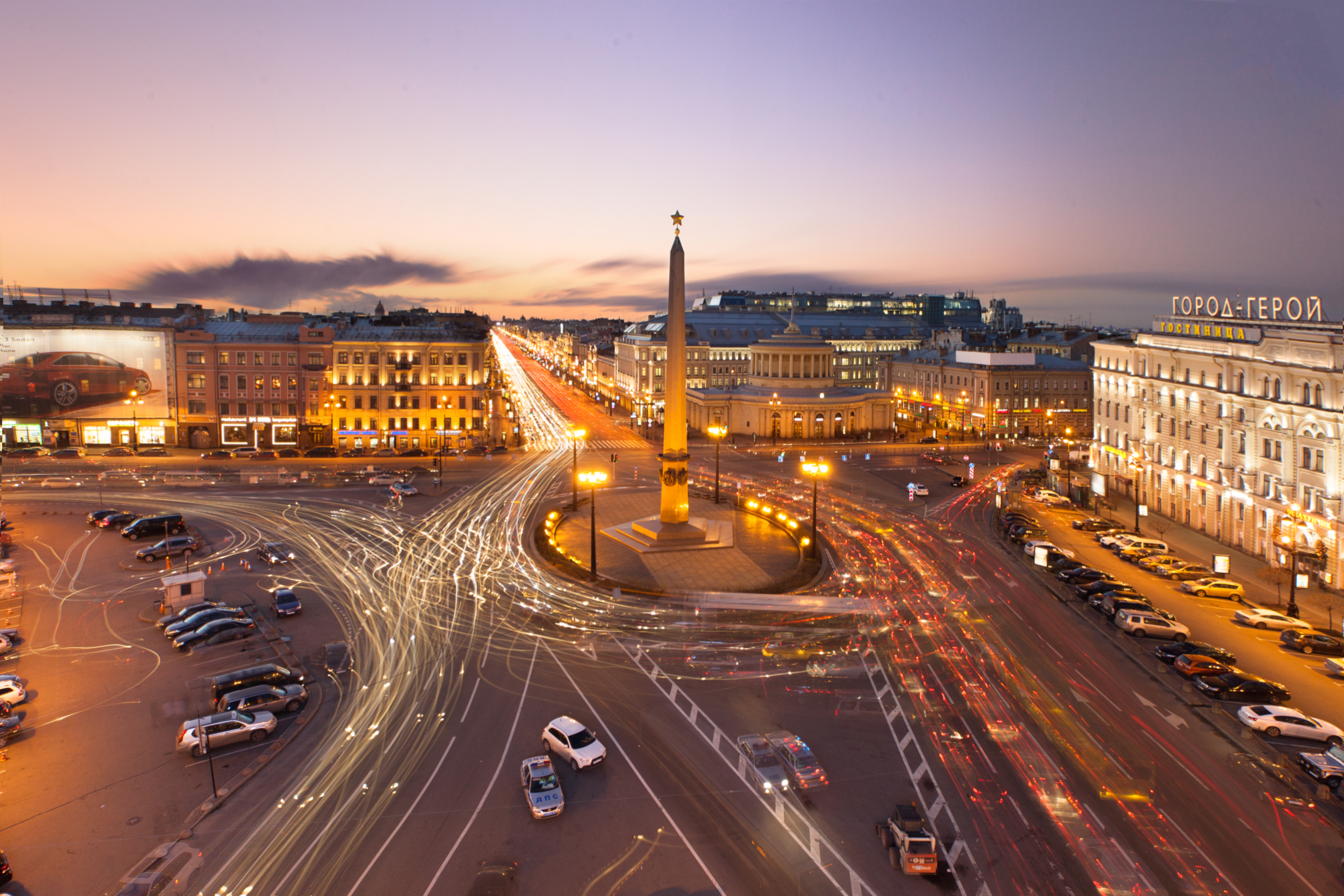 Wallpapers Saint Petersburg hero town the center of the capital on the desktop