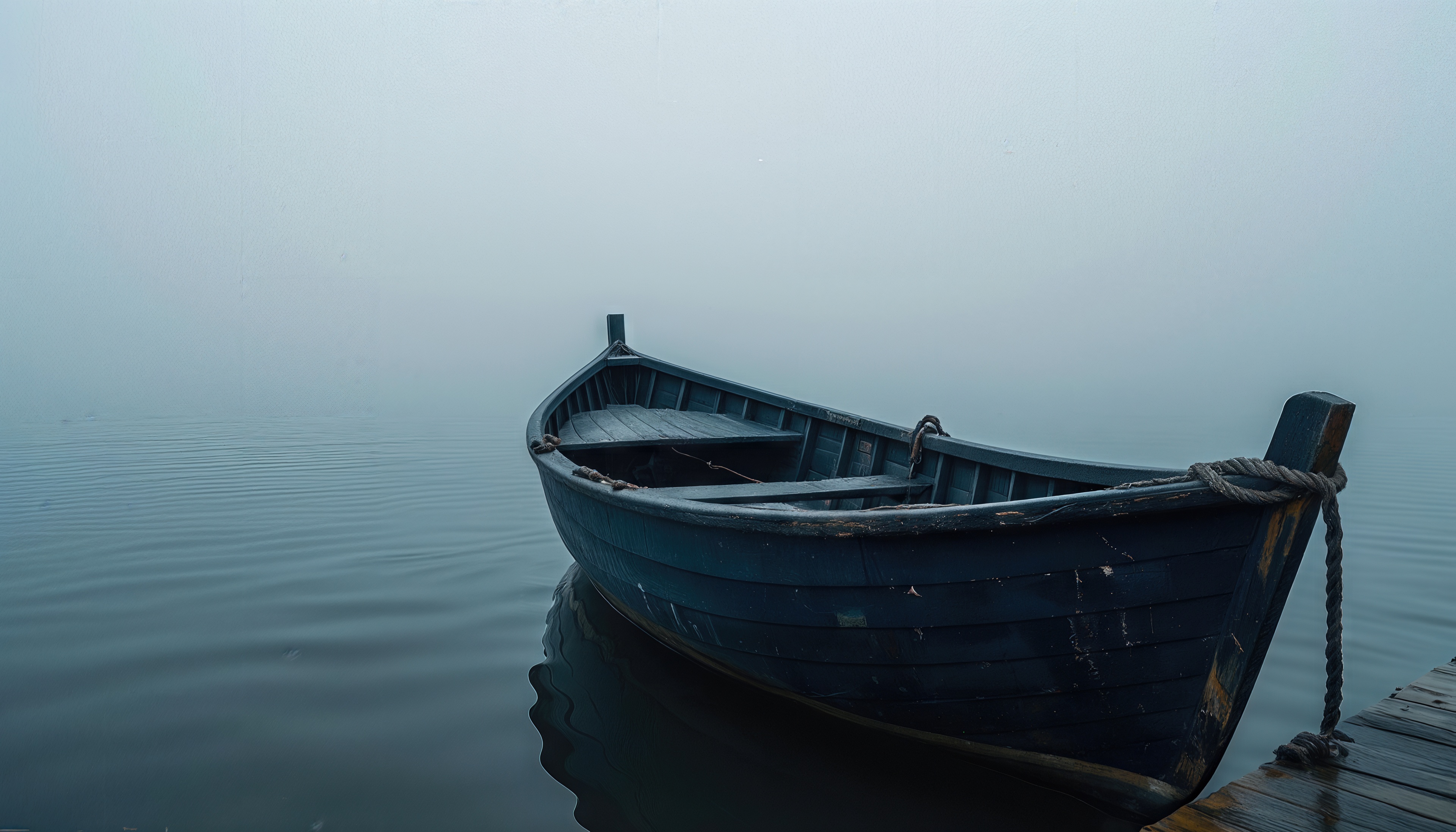 桌面上的壁纸船 水 烟雾