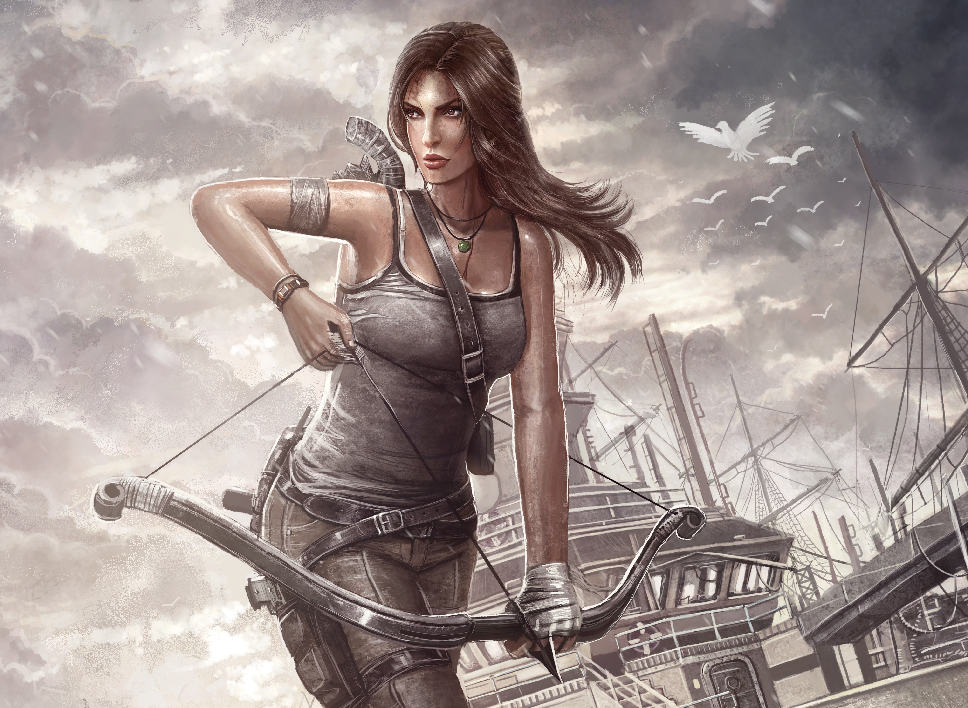 Обои модель Лара Крофт Tomb Raider на рабочий стол