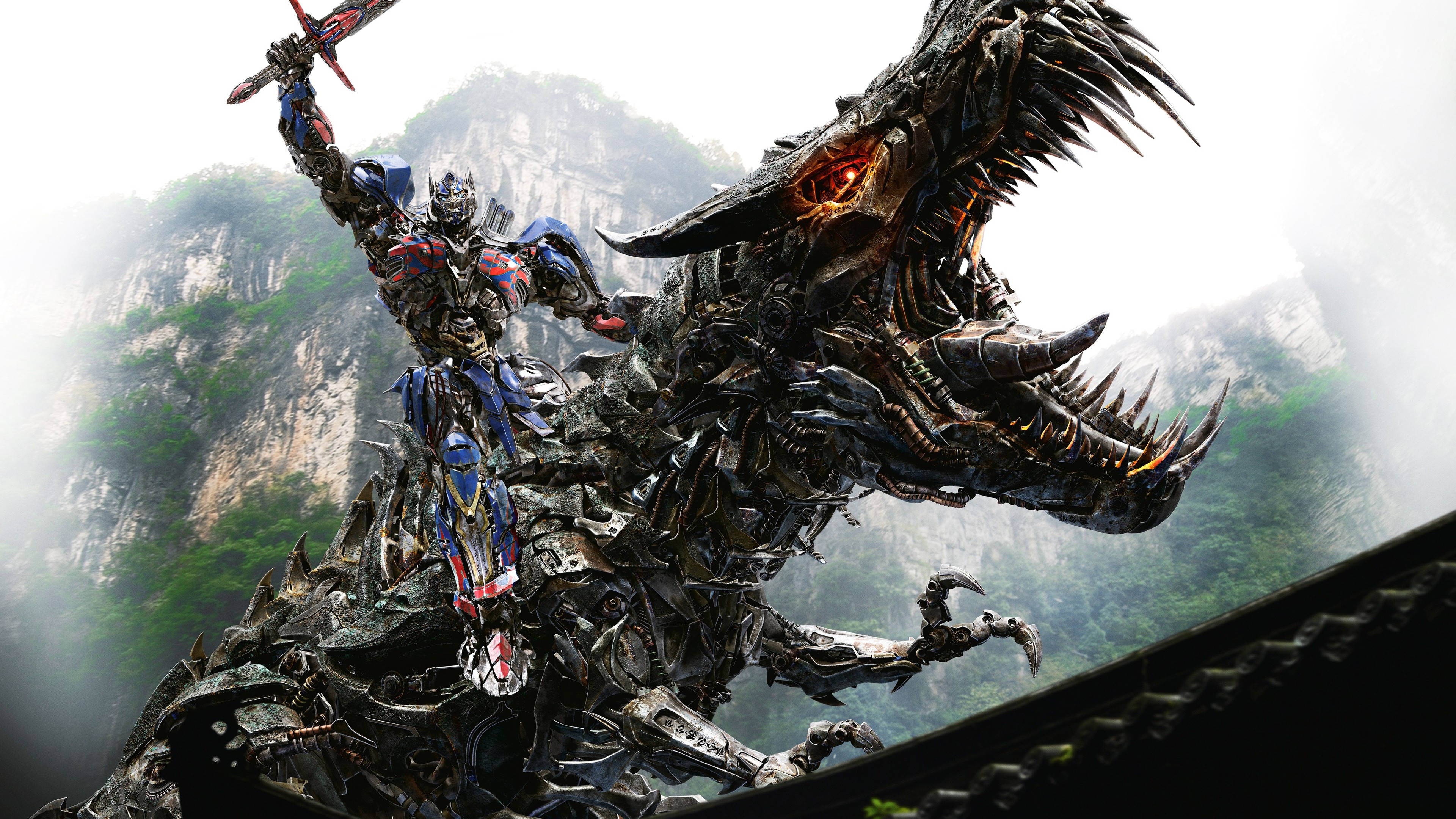 Wallpapers movies dragon optimus prime on the desktop