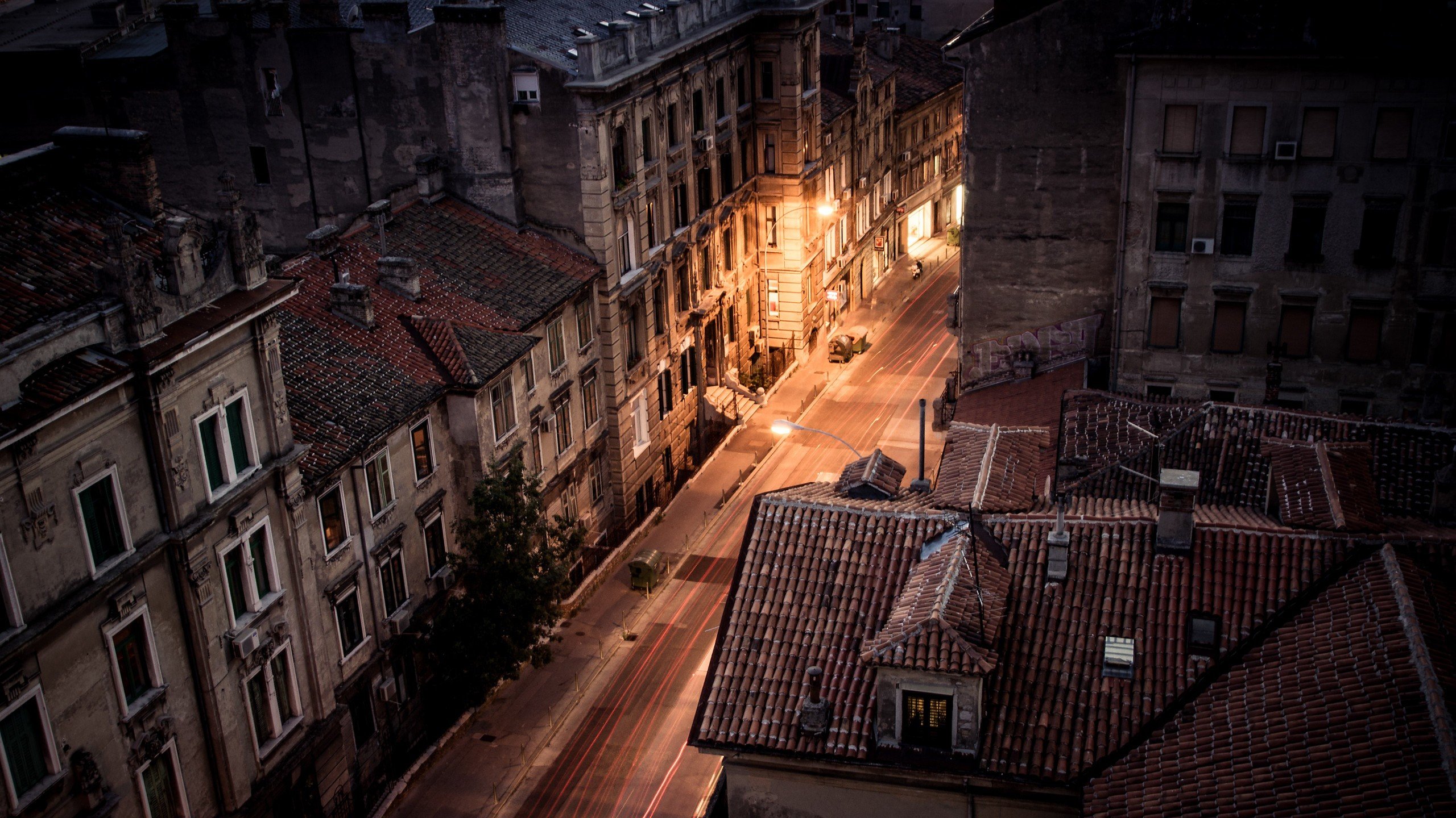 Free photo Croatia`s night street