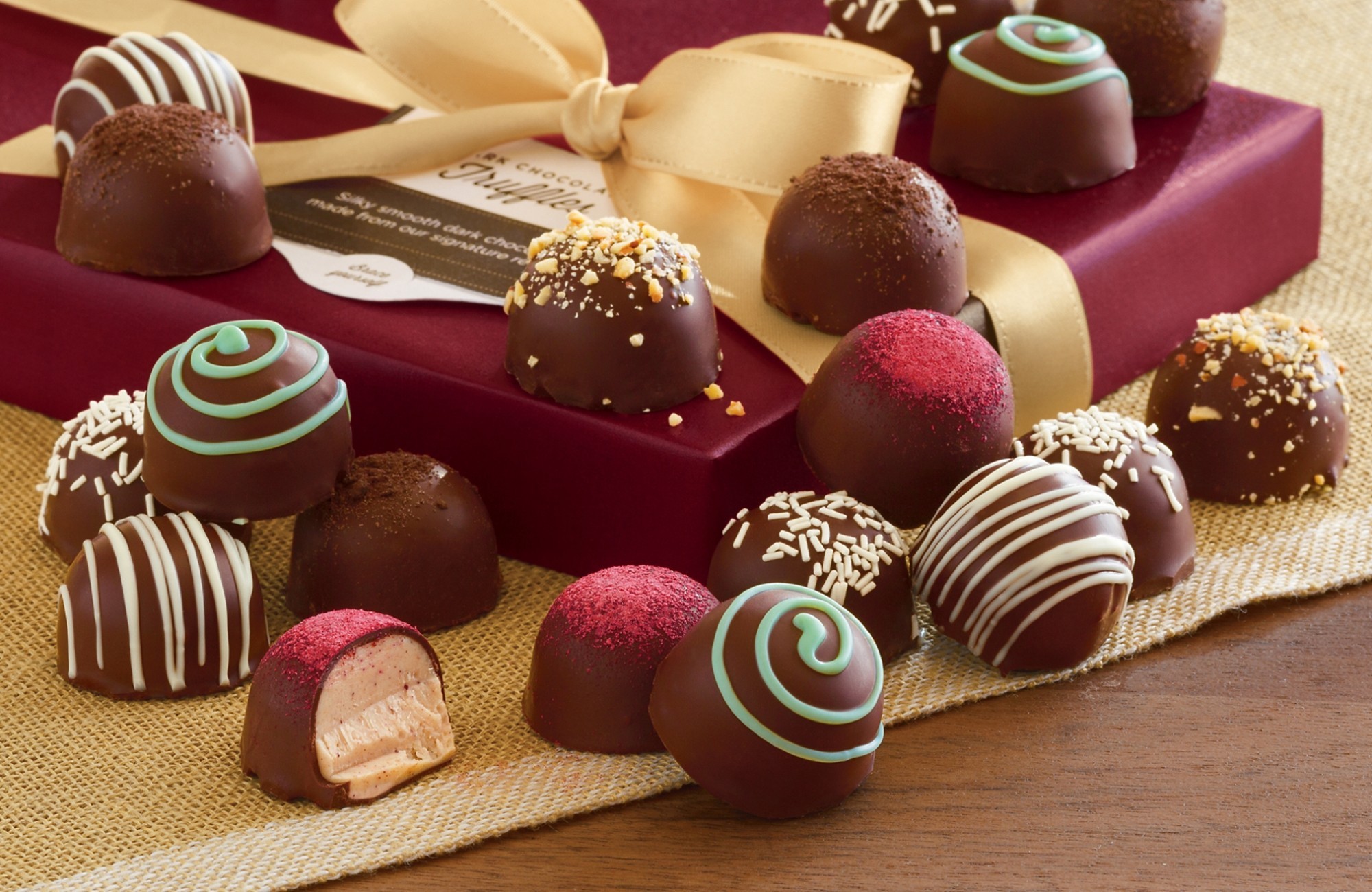 Free photo Valentine`s Day chocolates.