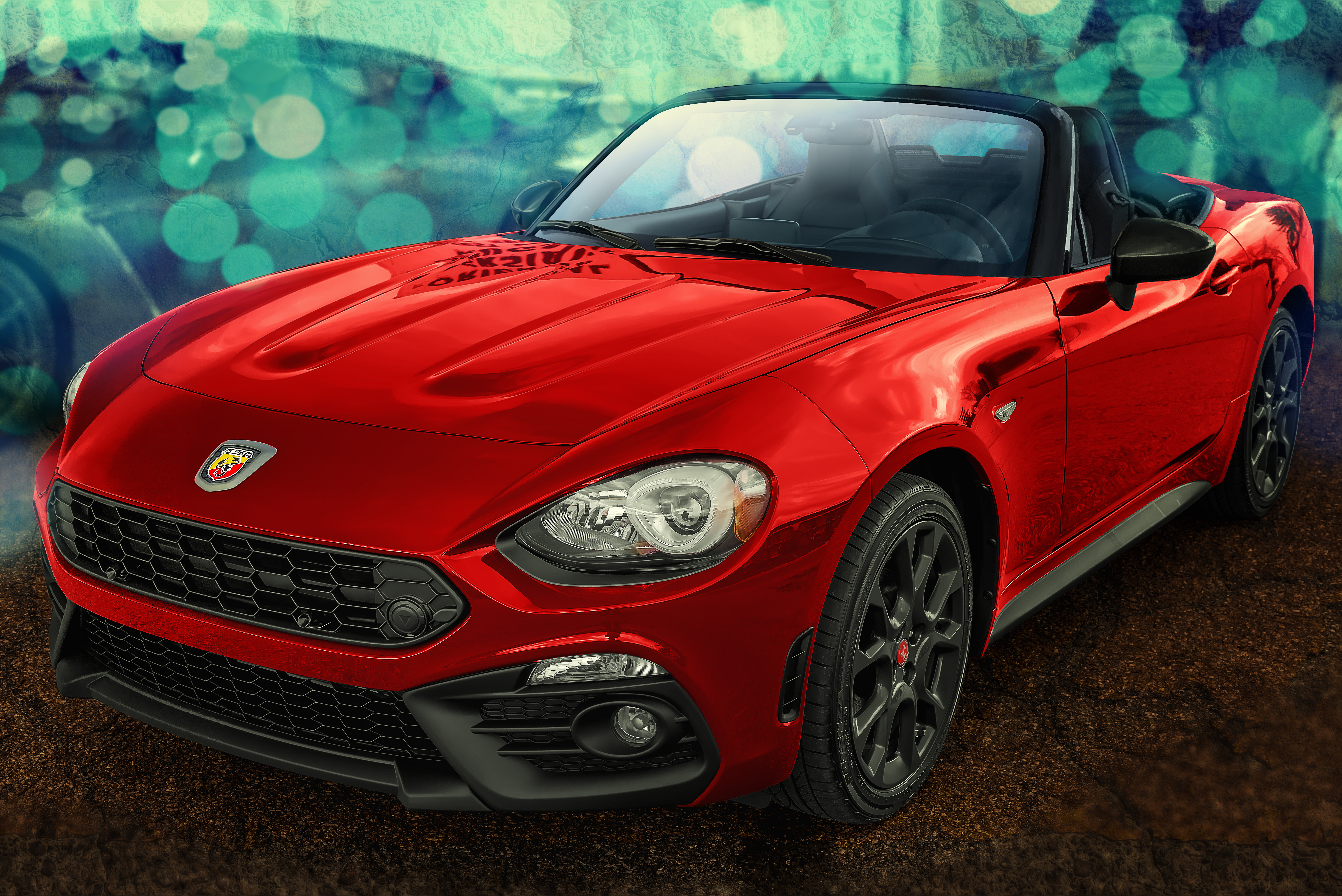 桌面上的壁纸24只蜘蛛 124 Spider abarth abarth