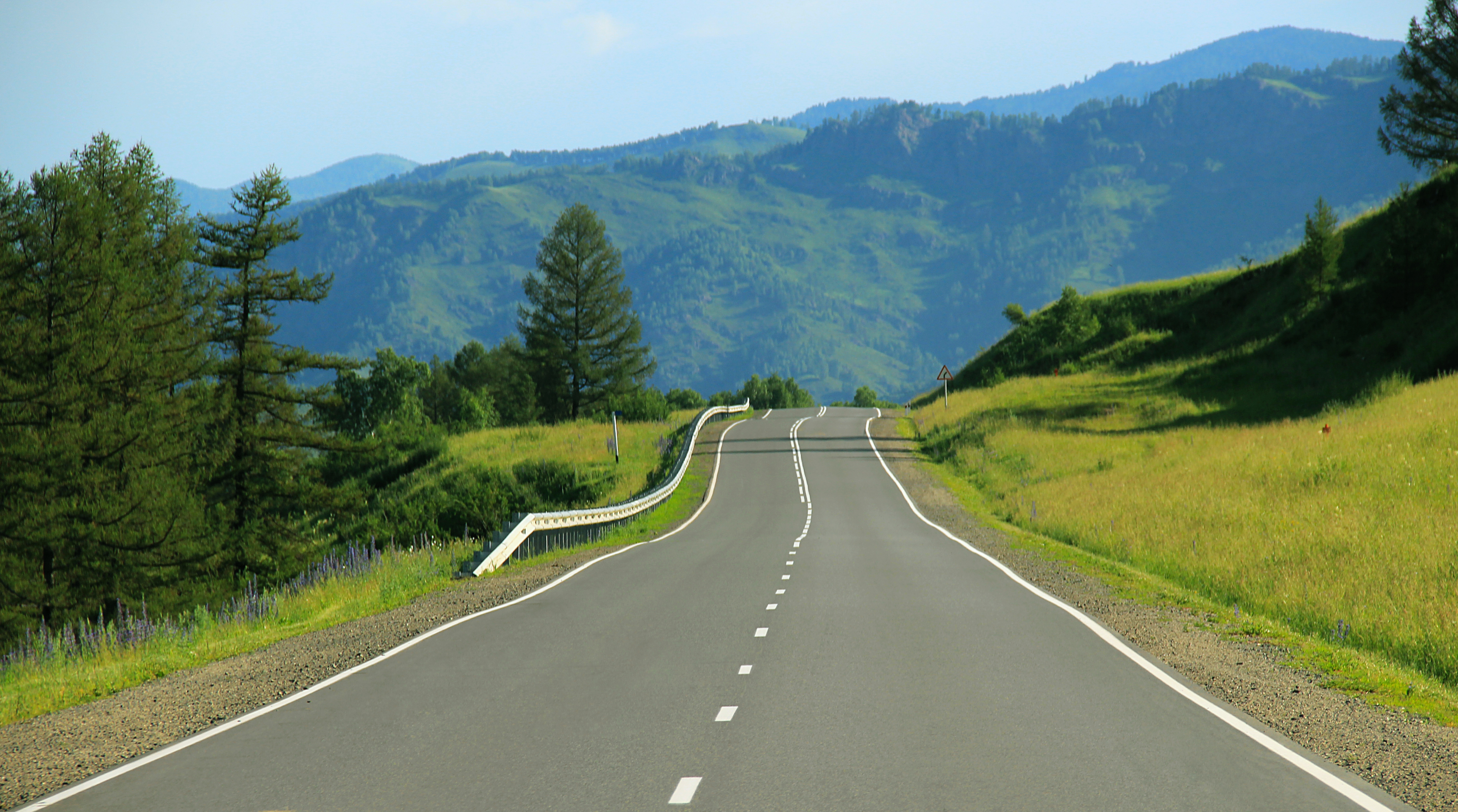 Wallpapers road trip road mountain pass on the desktop