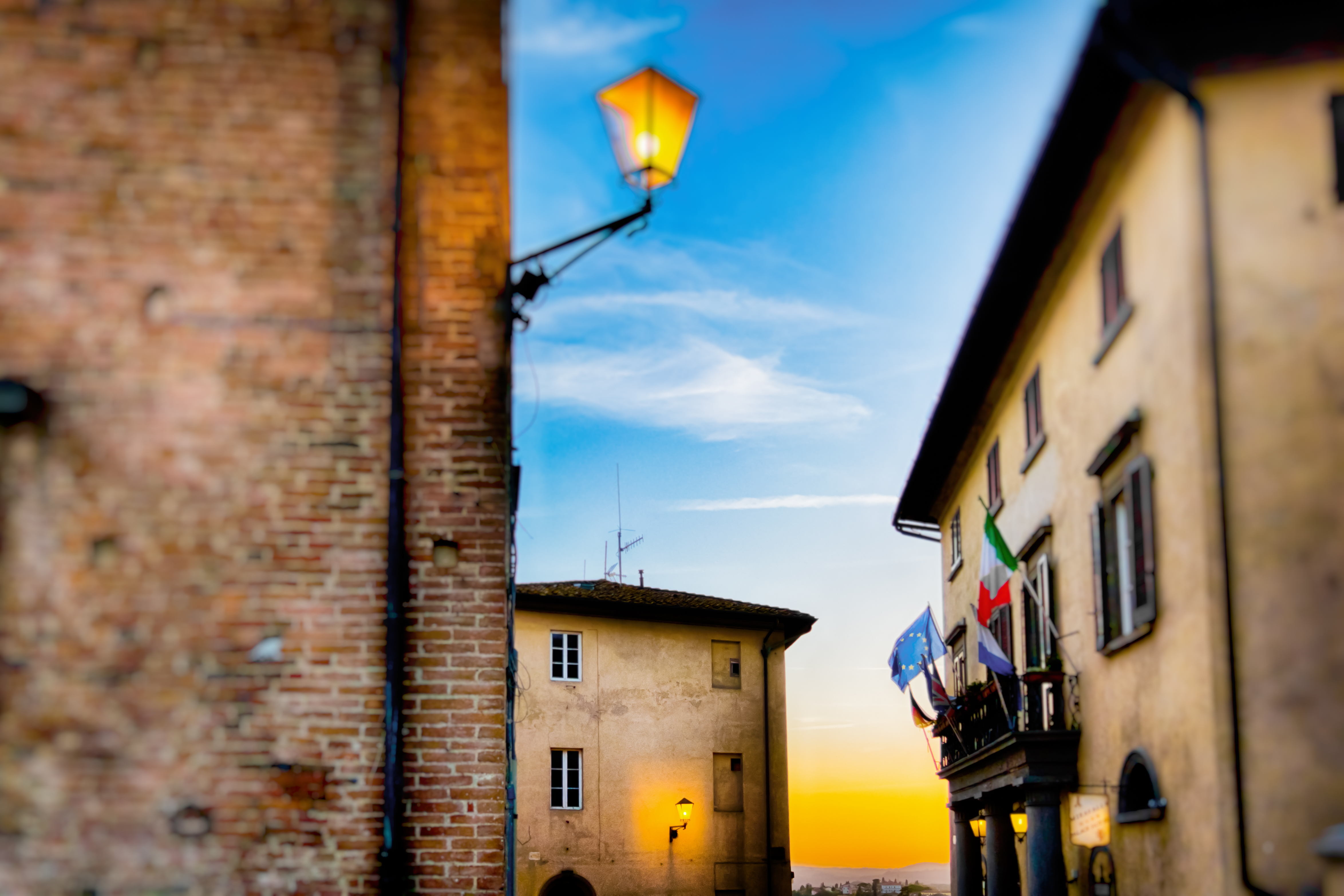 Бесплатное фото Вечер в Италии