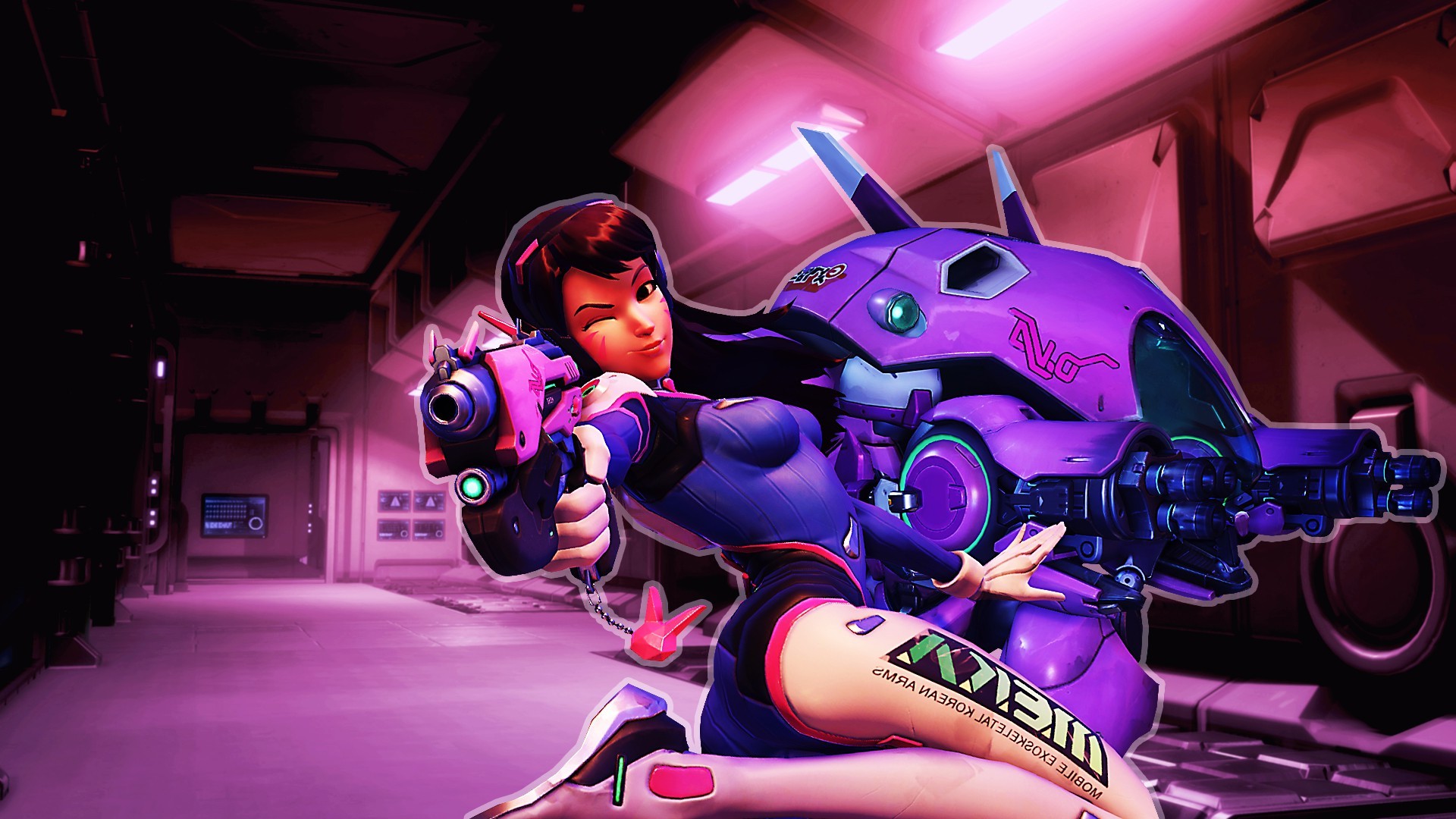 Wallpapers video games anime Overwatch on the desktop