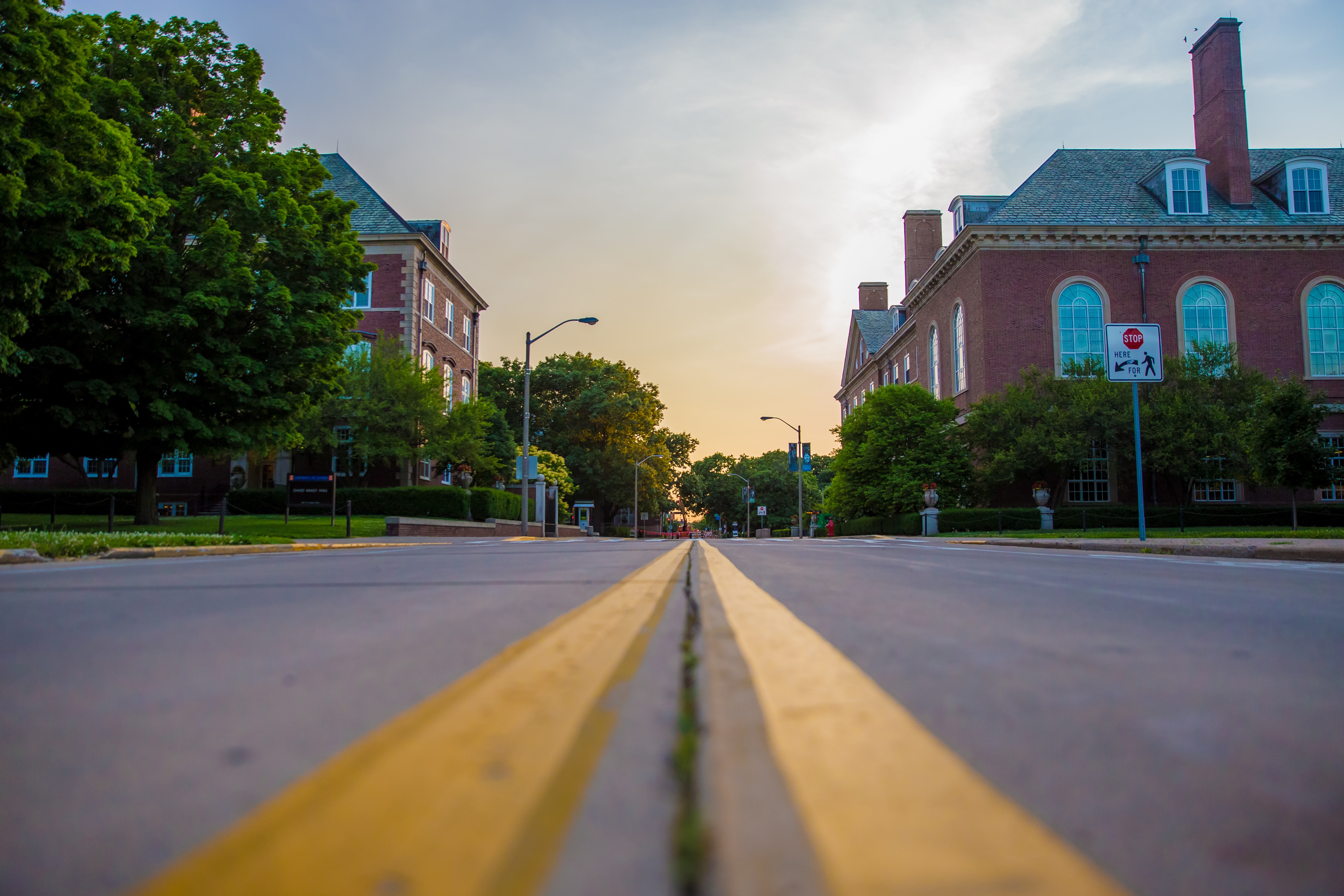 Free photo American residential neighborhood