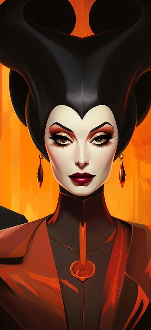 Бесплатное фото Рисунок фантастические мужчина и женщина