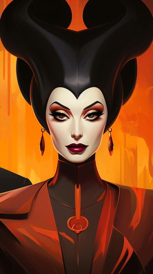 Бесплатное фото Рисунок фантастические мужчина и женщина