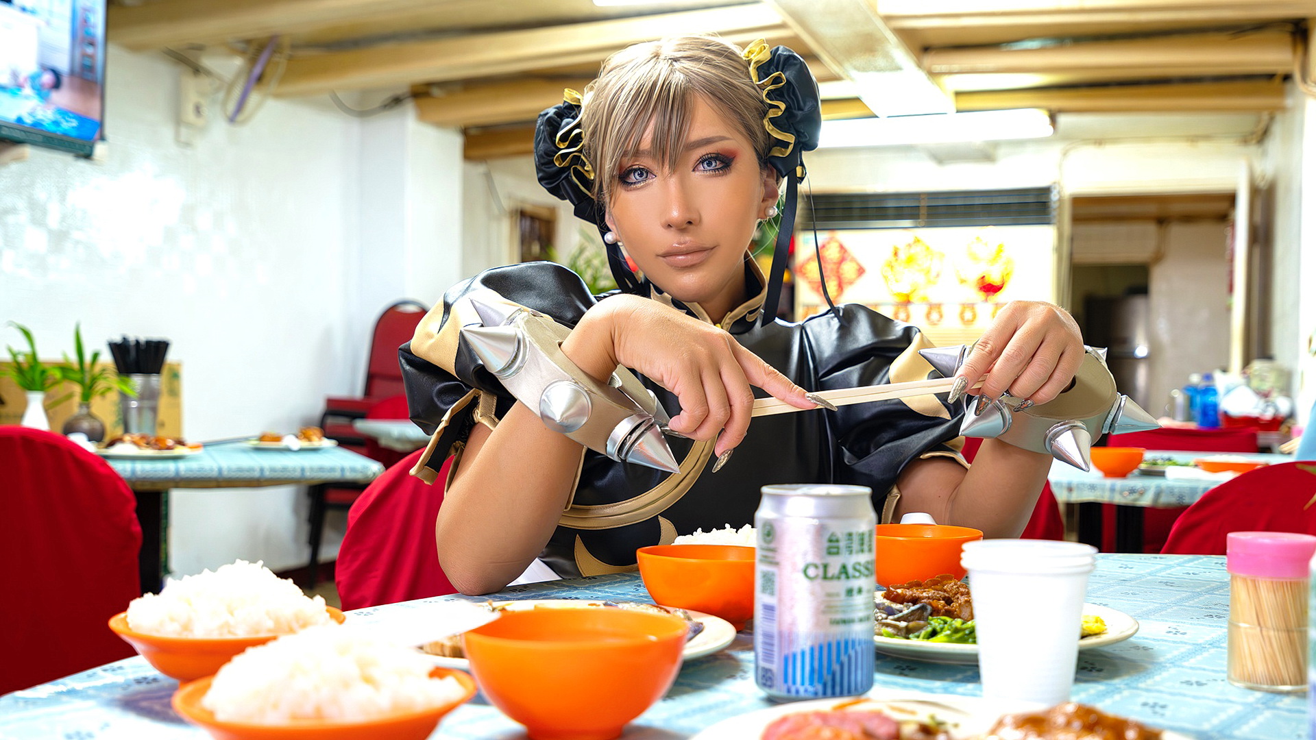 免费照片Cosplay 模特 Nonsummerjack - 黑春丽