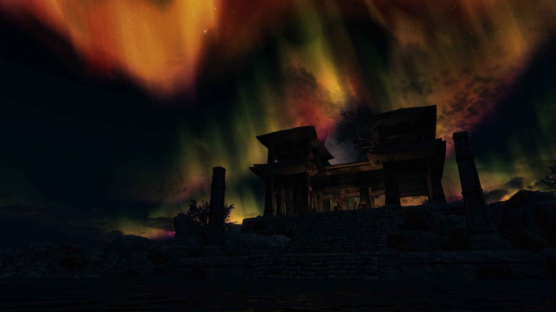 Обои ночь вечер утро на рабочий стол