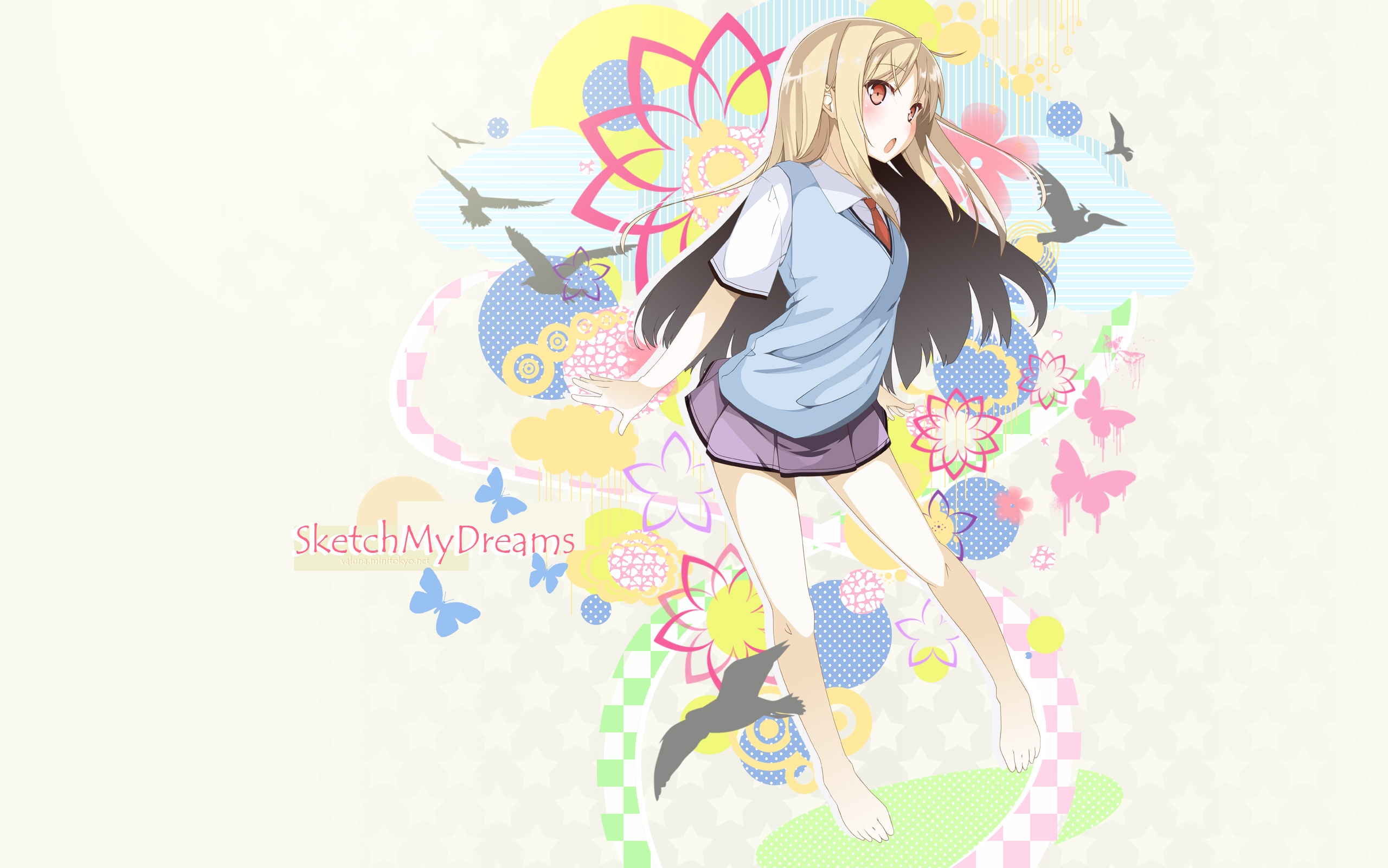 Wallpapers wallpaper sakurasou no pet na kanojo blonde school uniform on the desktop