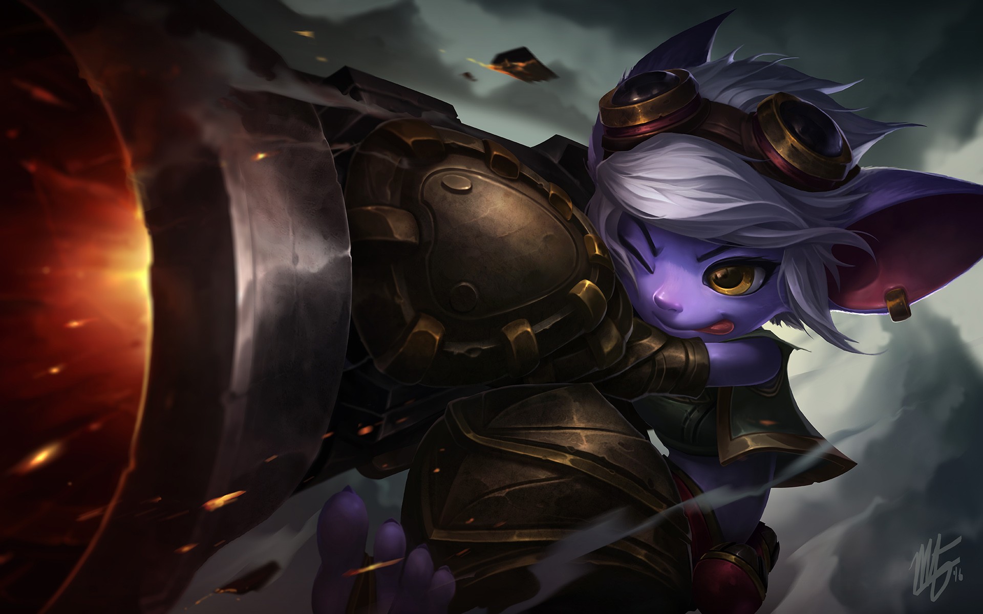 Бесплатное фото Tristana из игры League of Legends