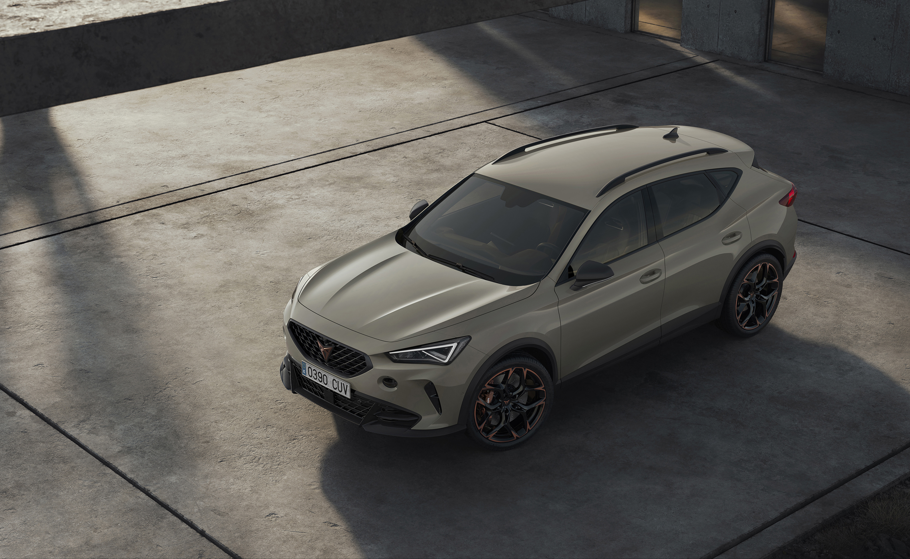 Wallpapers auto Cupra crossover on the desktop