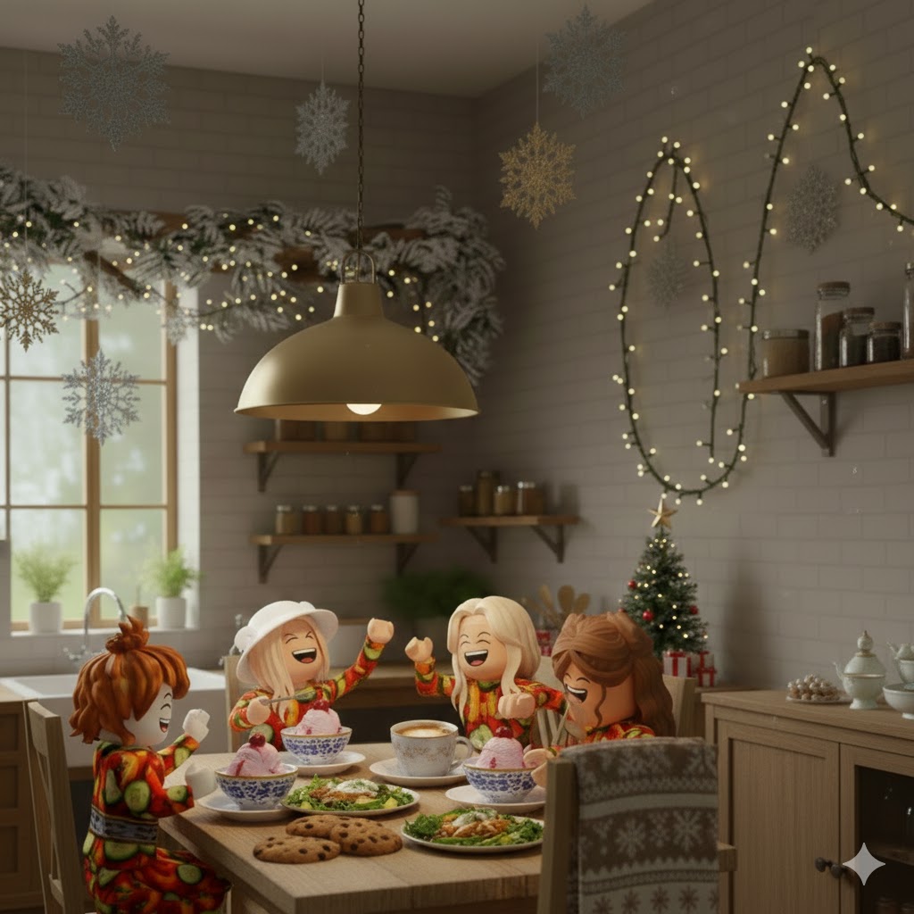 Бесплатная открытка Праздничный обед