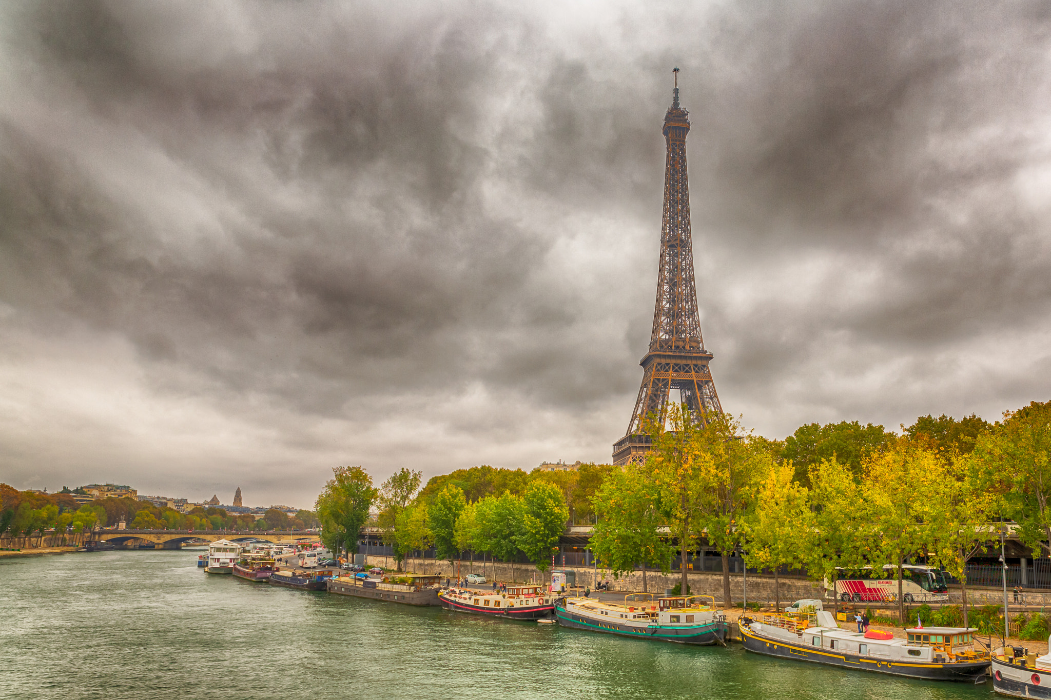 Wallpapers city Seine River Paris on the desktop