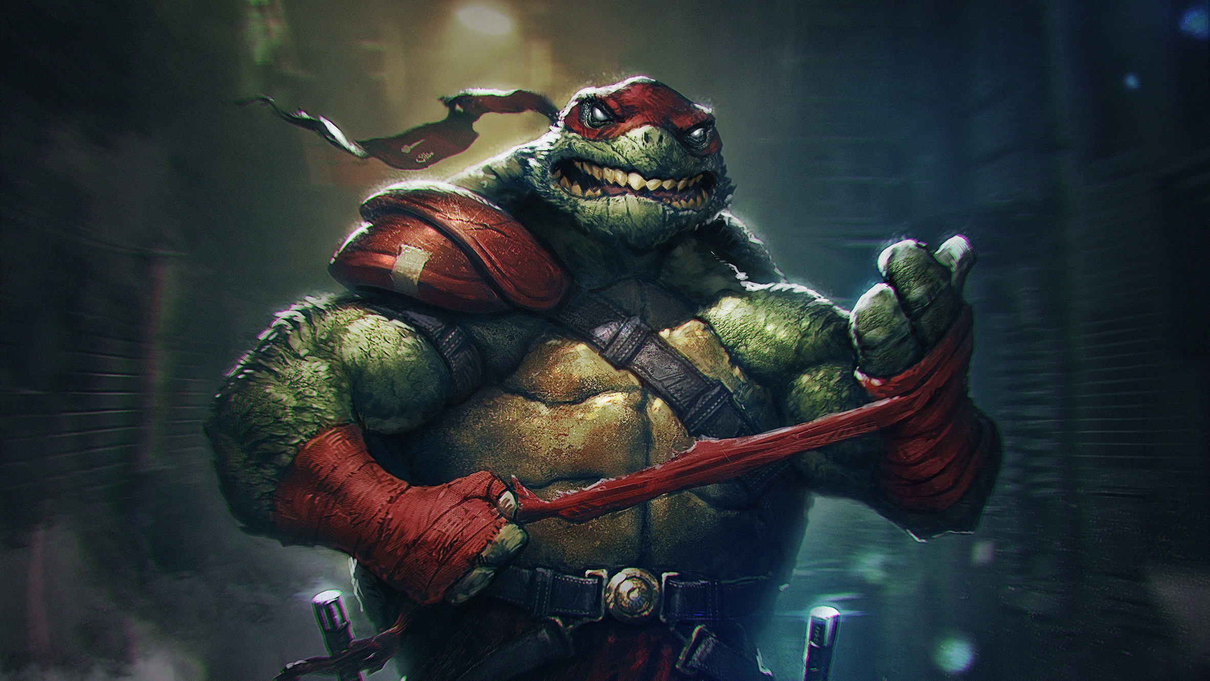 Wallpapers teenage mutant ninja turtles ninja turtle figure on the desktop