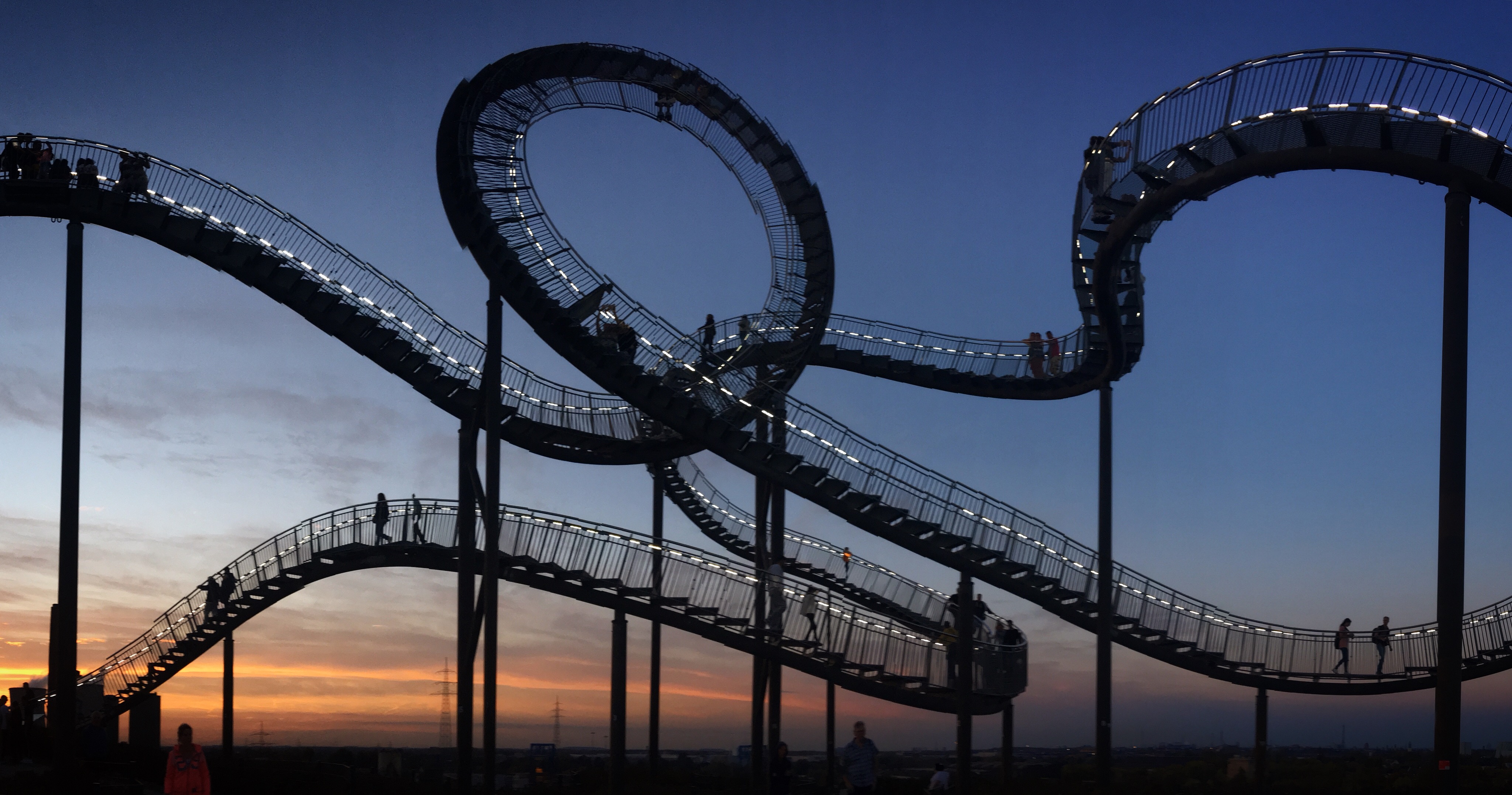 Wallpapers park roller coaster on the desktop