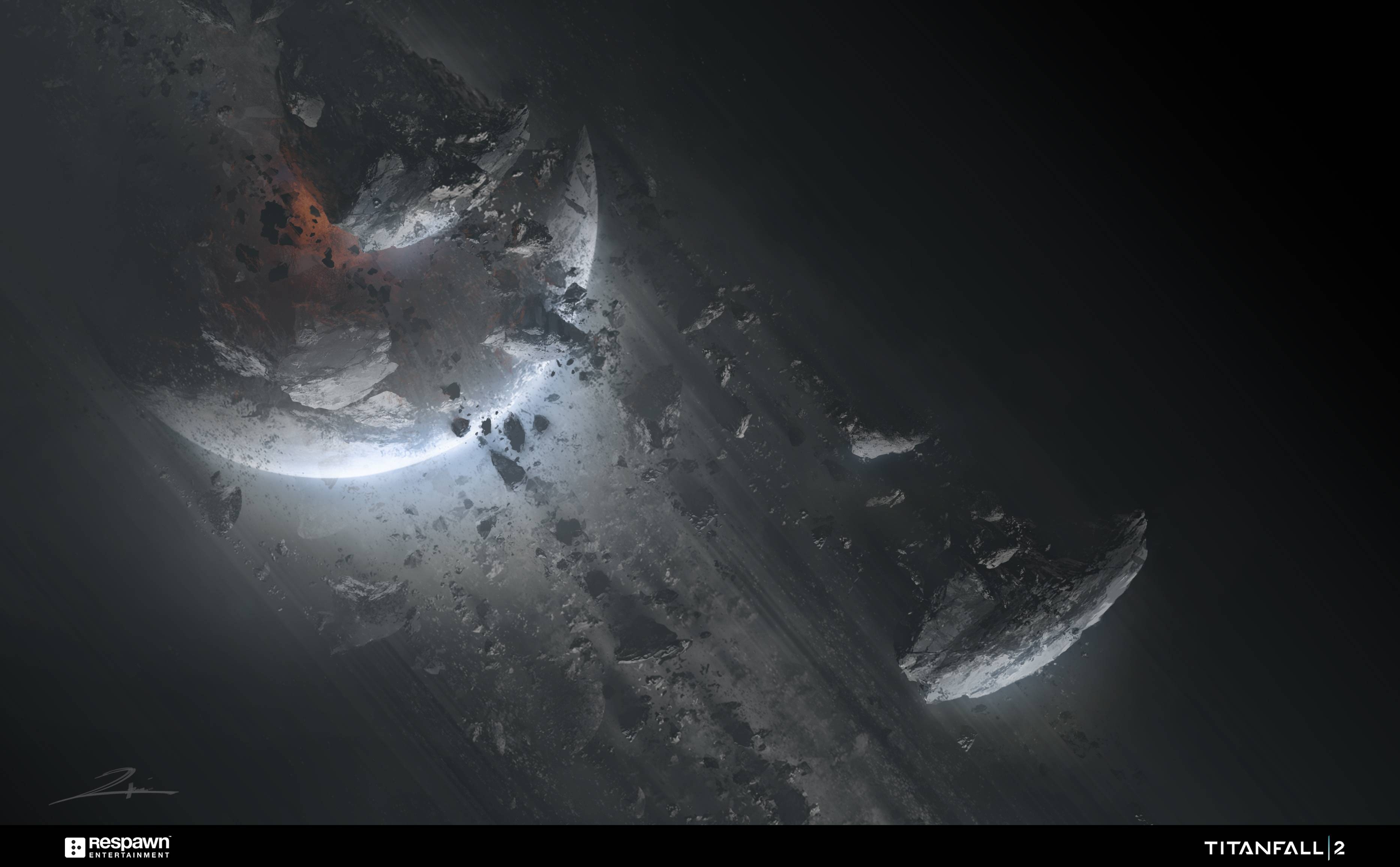 Обои обои titanfall 2 космос наука на рабочий стол