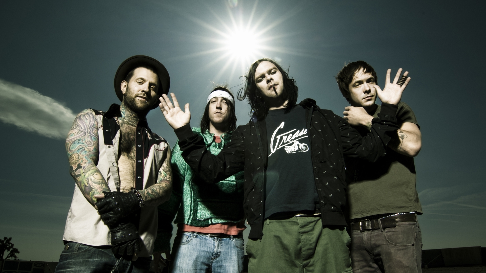Free photo The image shows the American rock band The Used