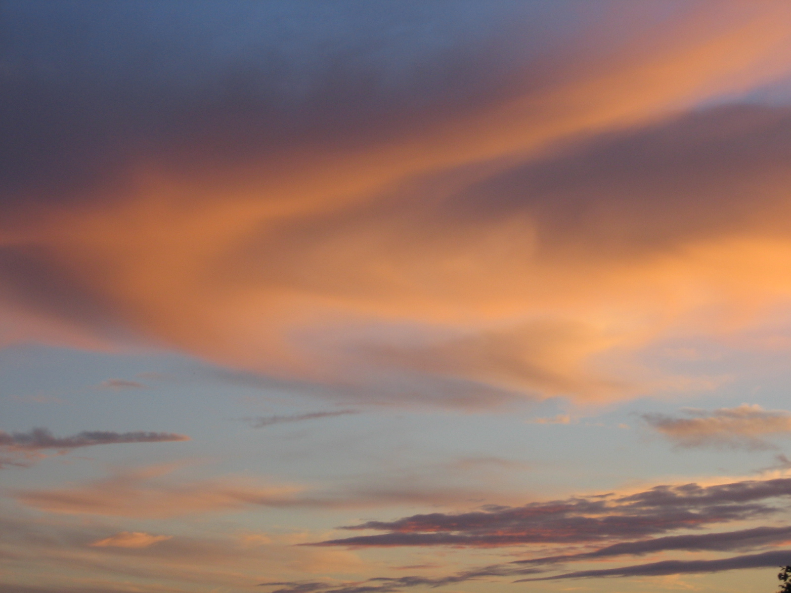 Бесплатное фото Облака на закате