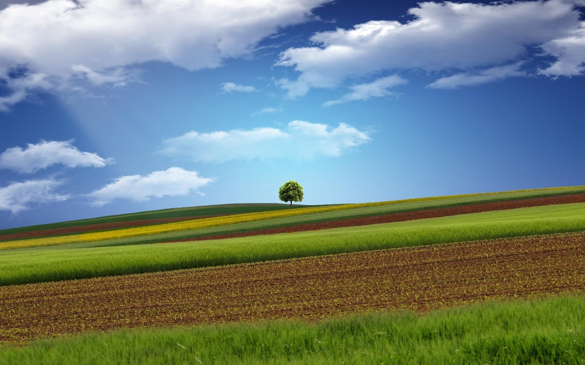 Wallpapers clouds landscape nature on the desktop