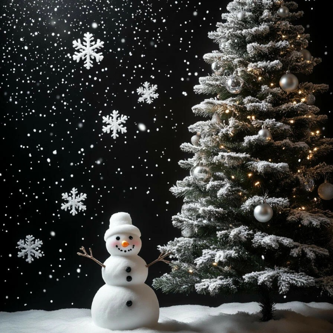 Бесплатное фото Новогодняя ночь